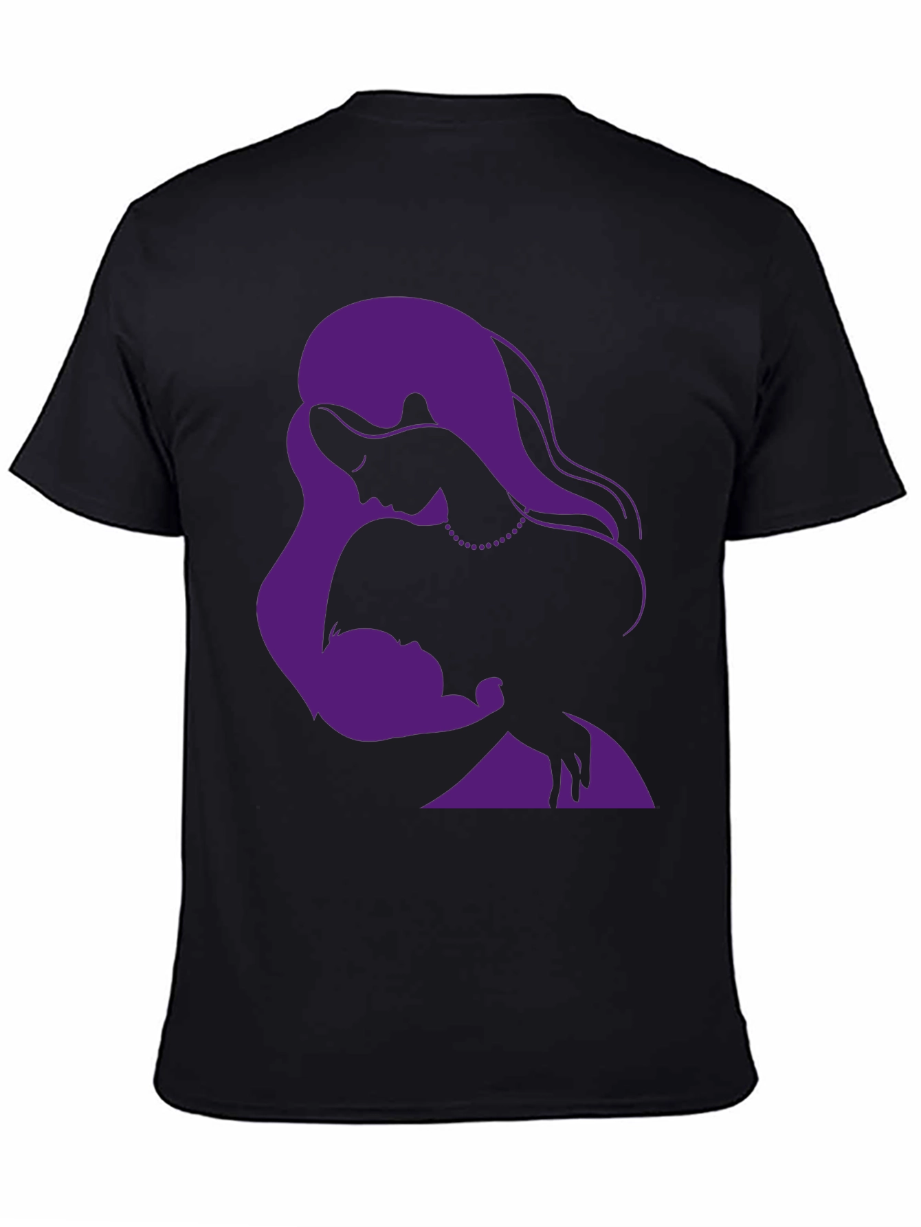 Elegant Mother & Child Graphic T-Shirt