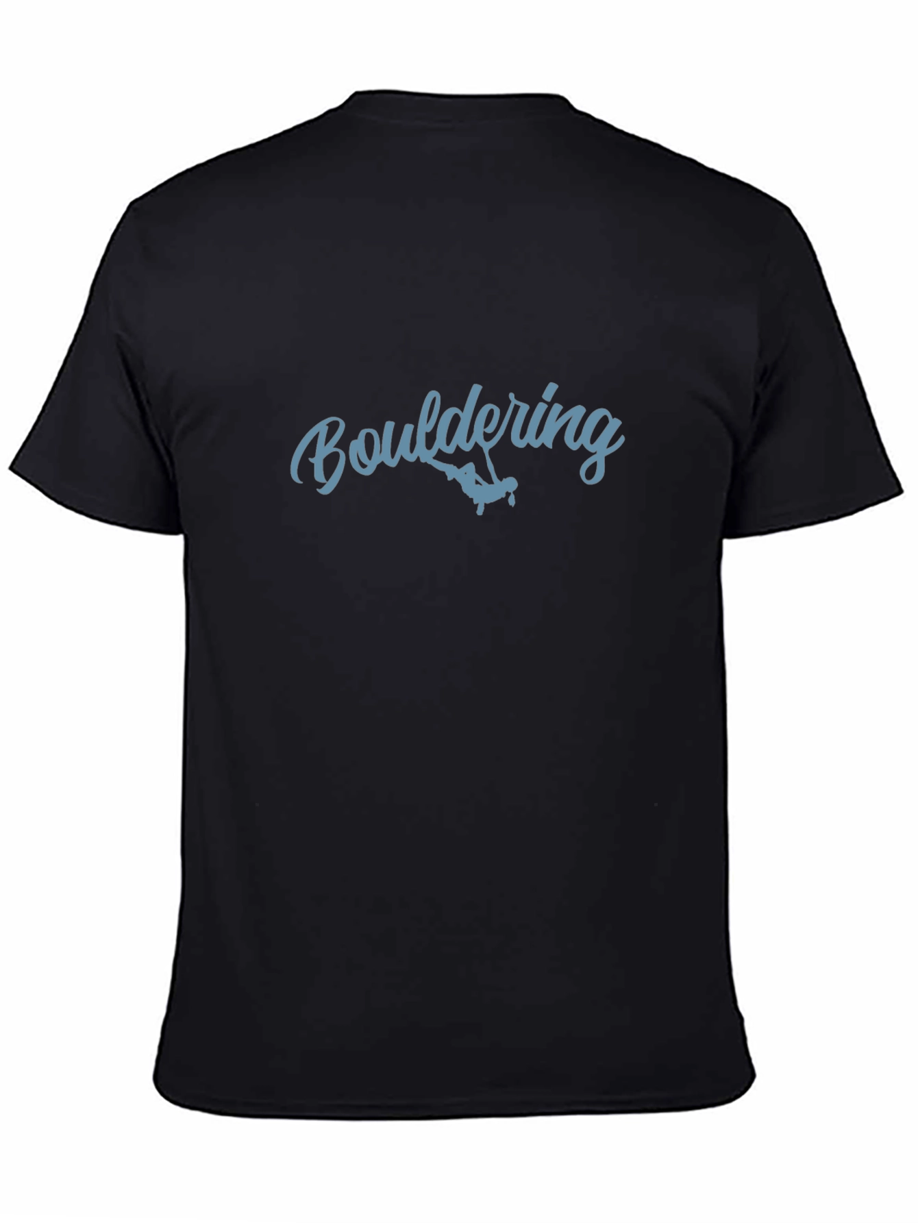 Bouldering Graphic Tee - Black Climbing T-Shirt