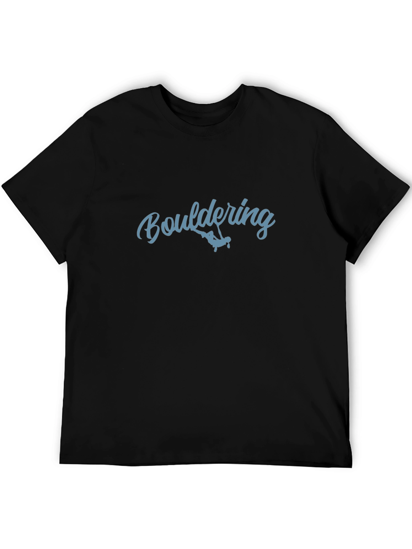 Bouldering Graphic Tee - Black Climbing T-Shirt