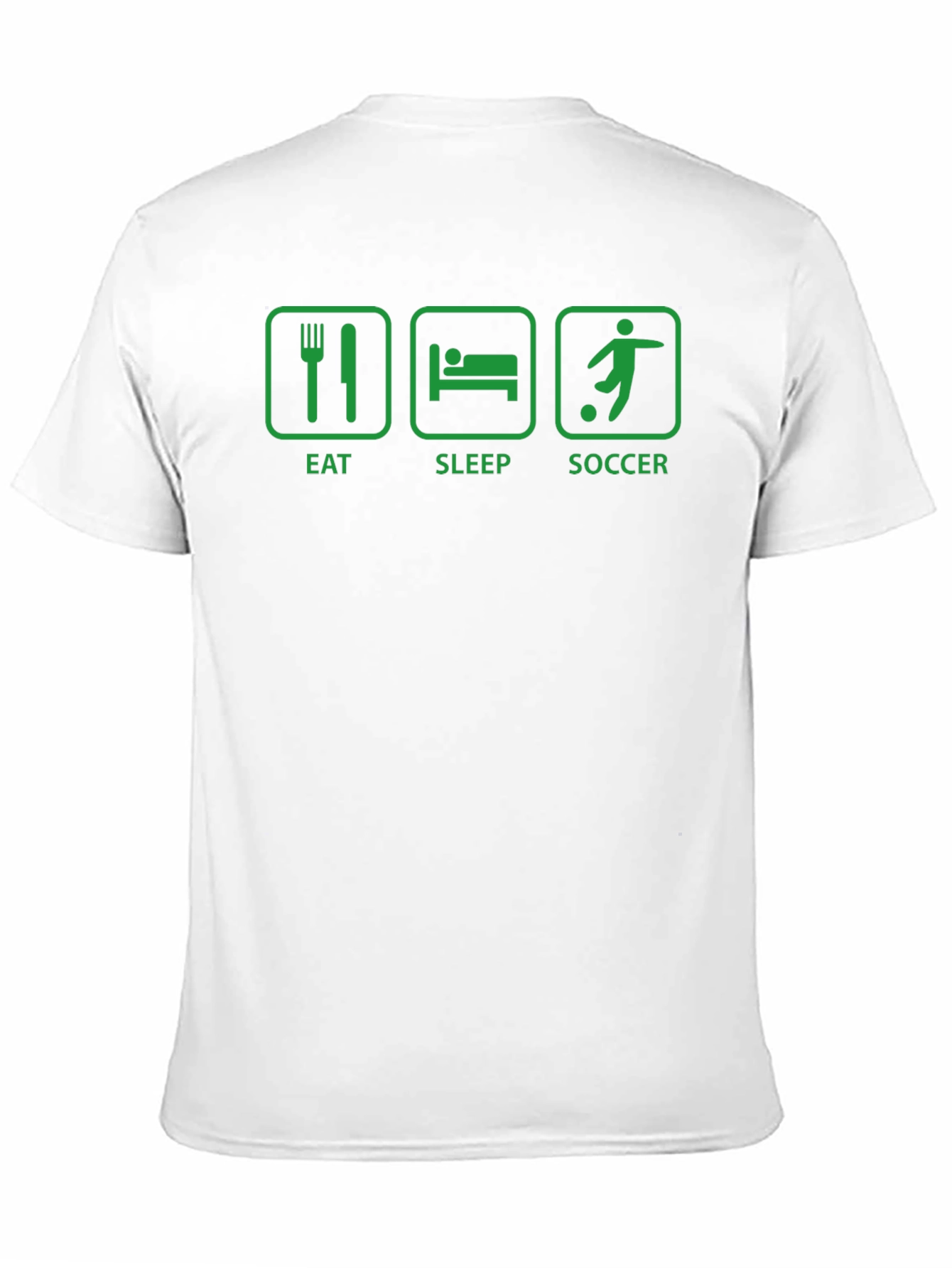 Eat Sleep Soccer T-Shirt - Black
