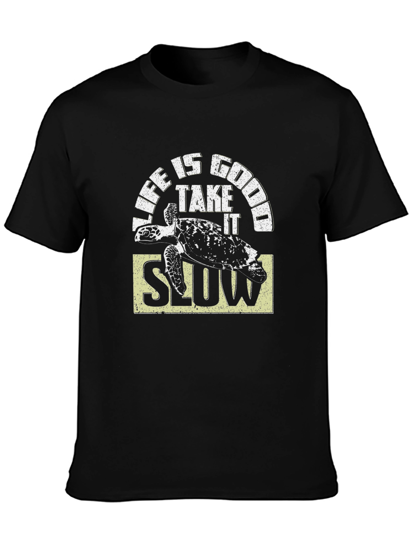 Life is Good Take it Slow Turtle Graphic Tee