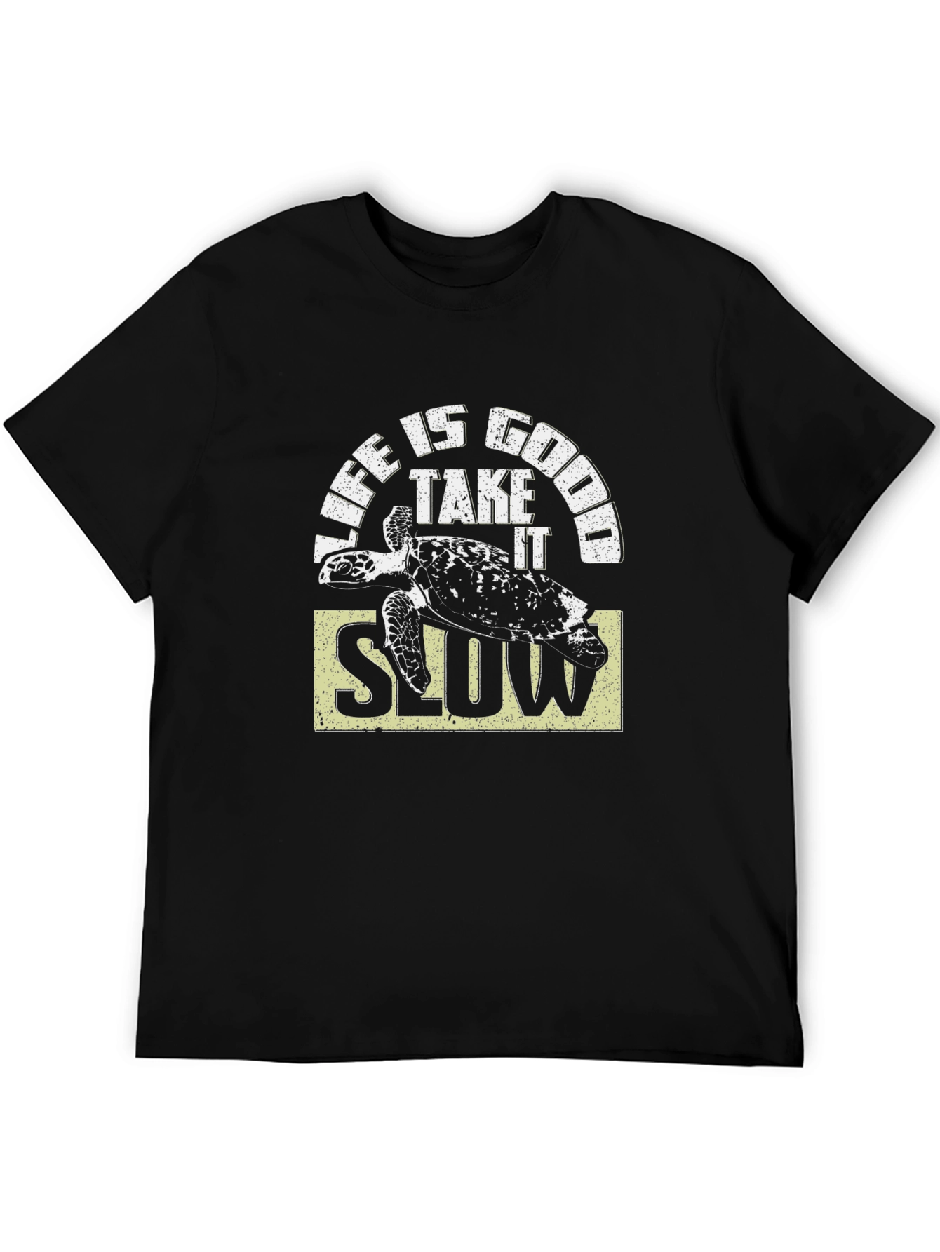 Life is Good Take it Slow Turtle Graphic Tee