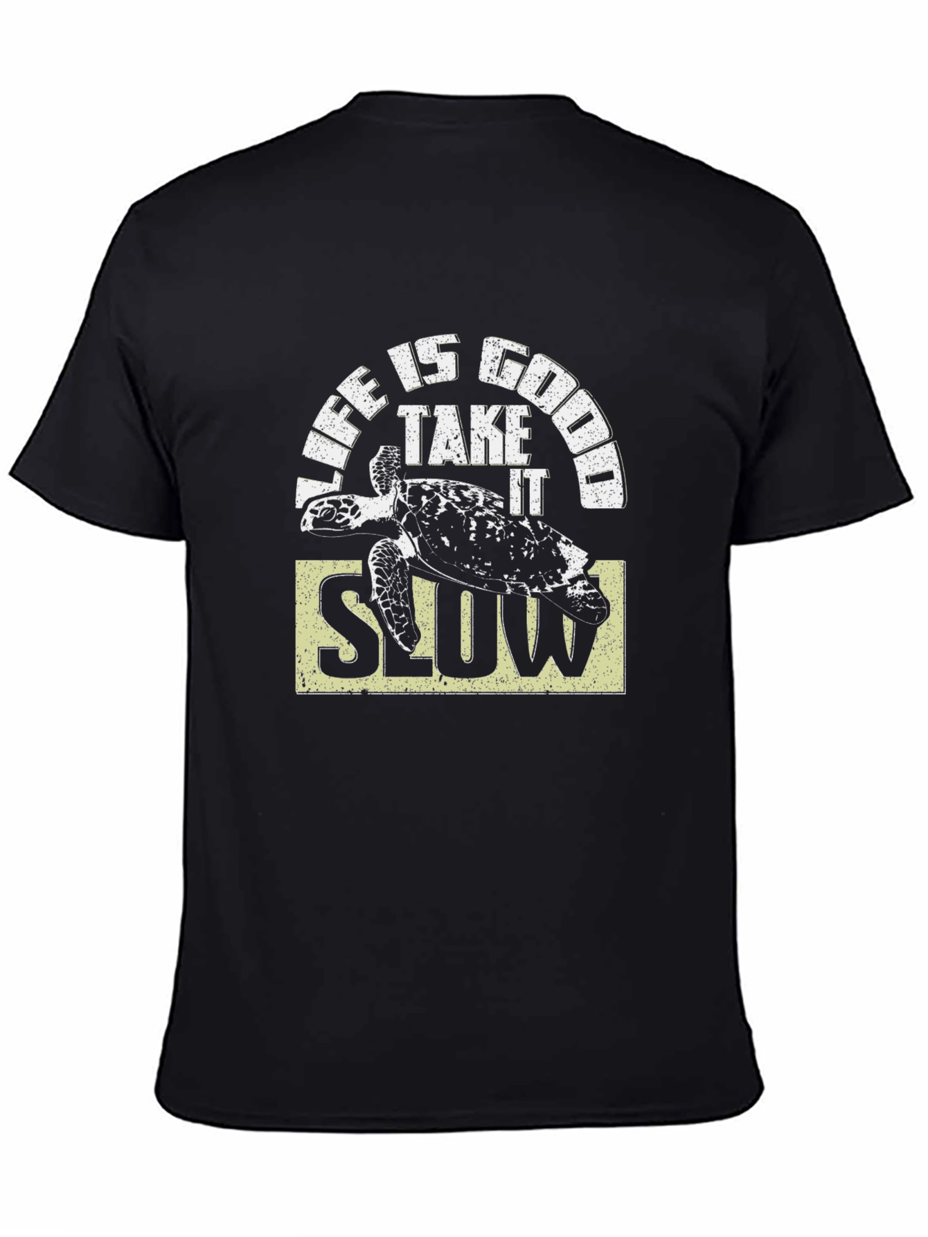 Life is Good Take it Slow Turtle Graphic Tee