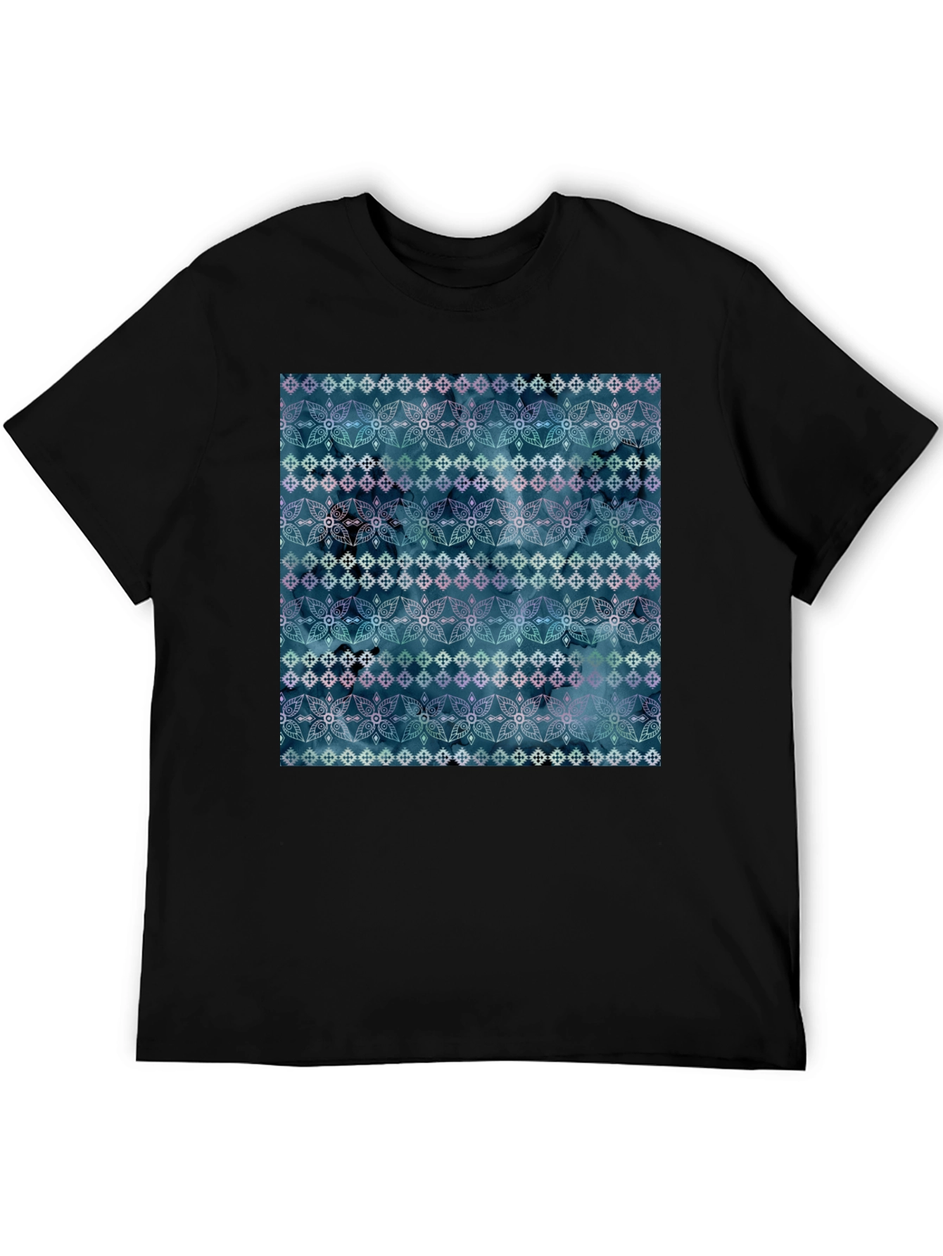 Floral Mandala Pattern T-Shirt