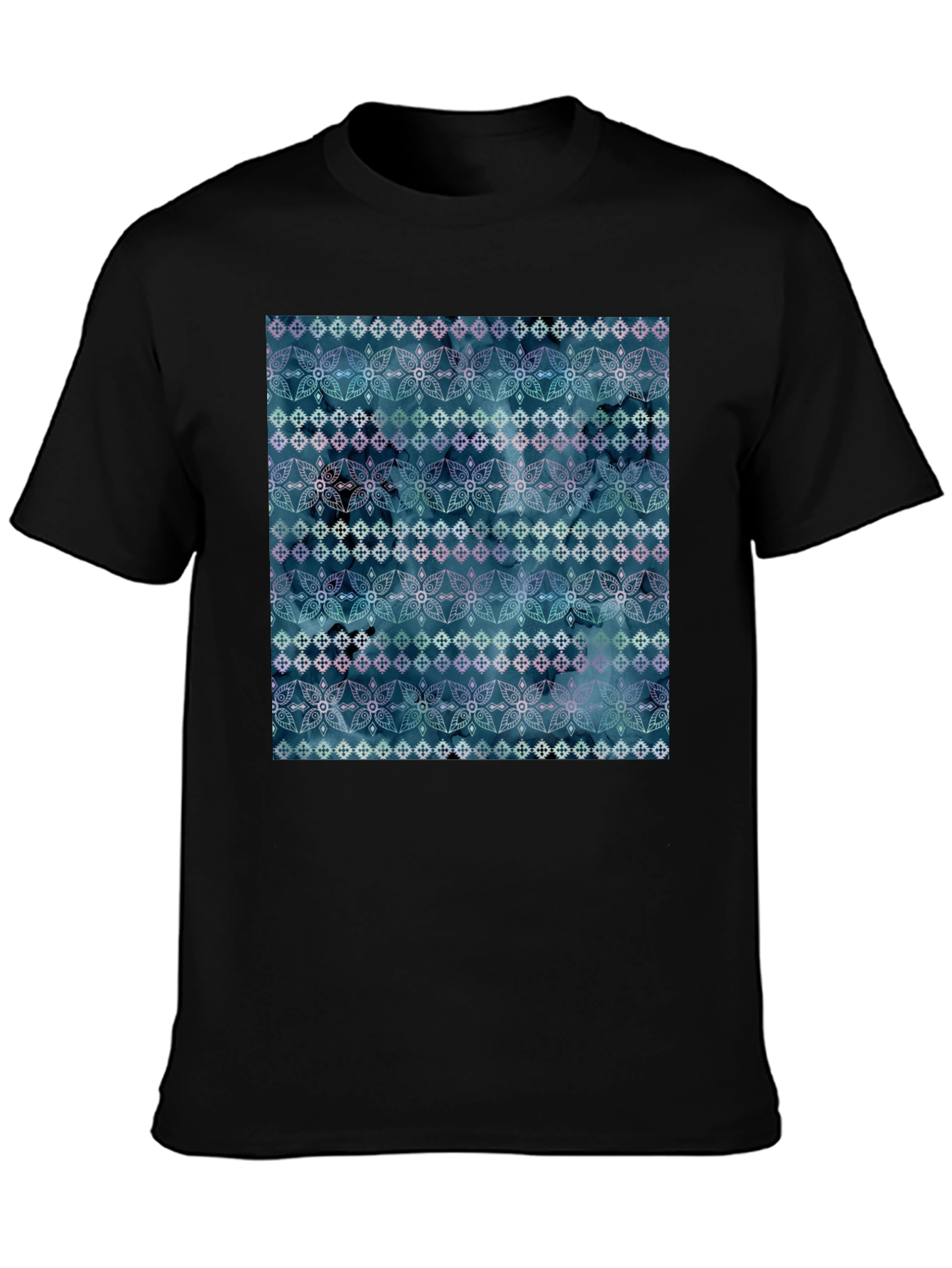 Floral Mandala Pattern T-Shirt