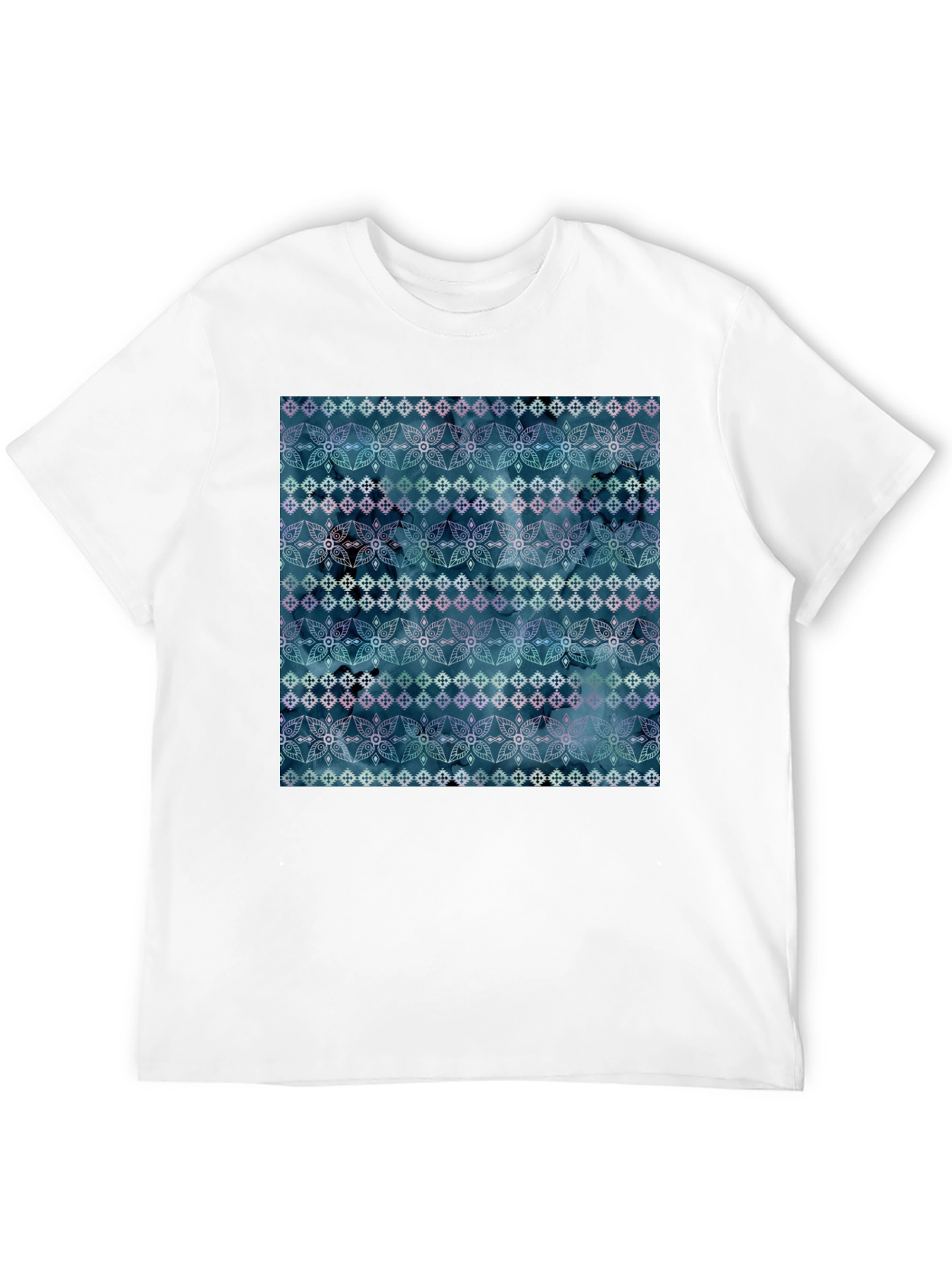 Floral Mandala Pattern T-Shirt