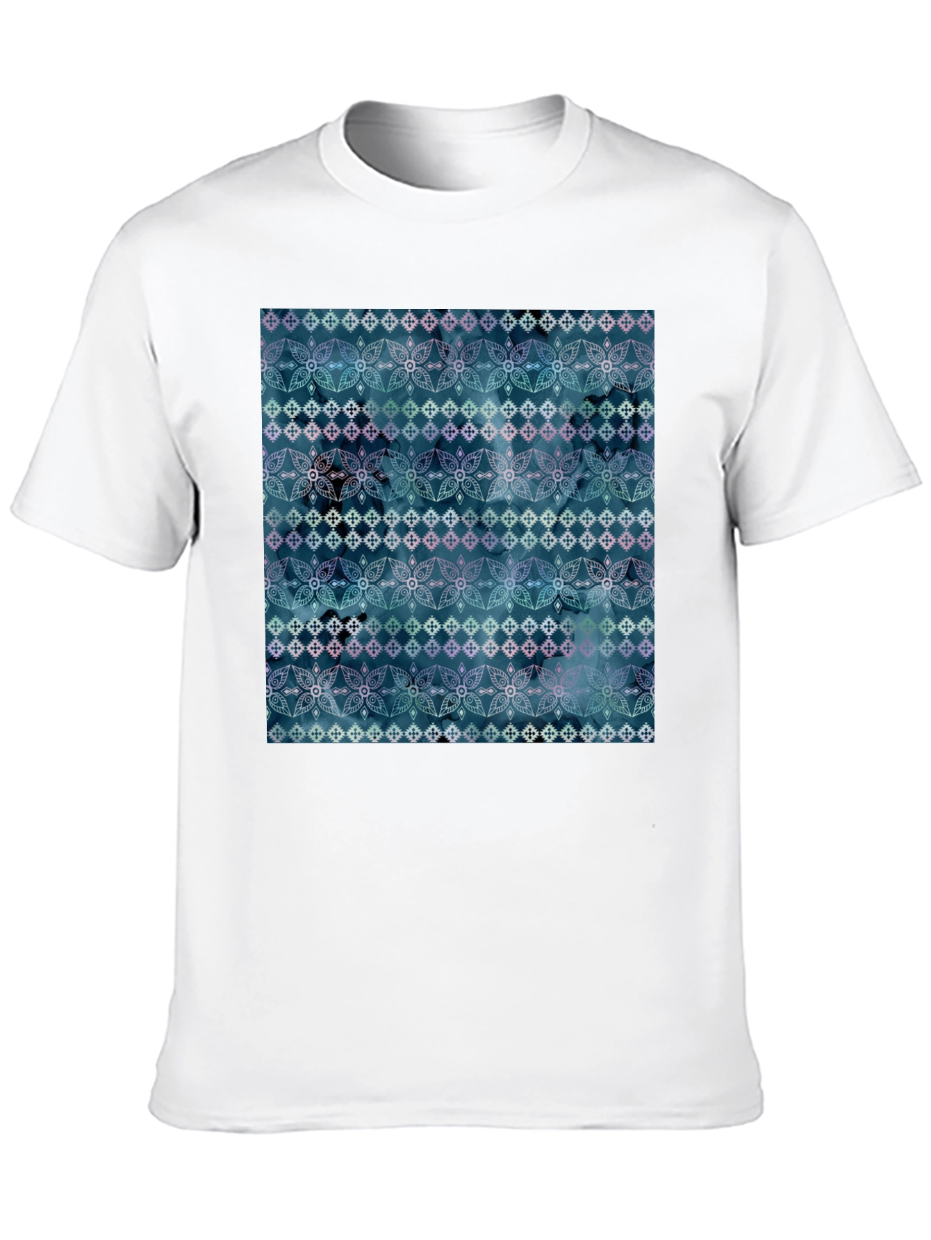Floral Mandala Pattern T-Shirt