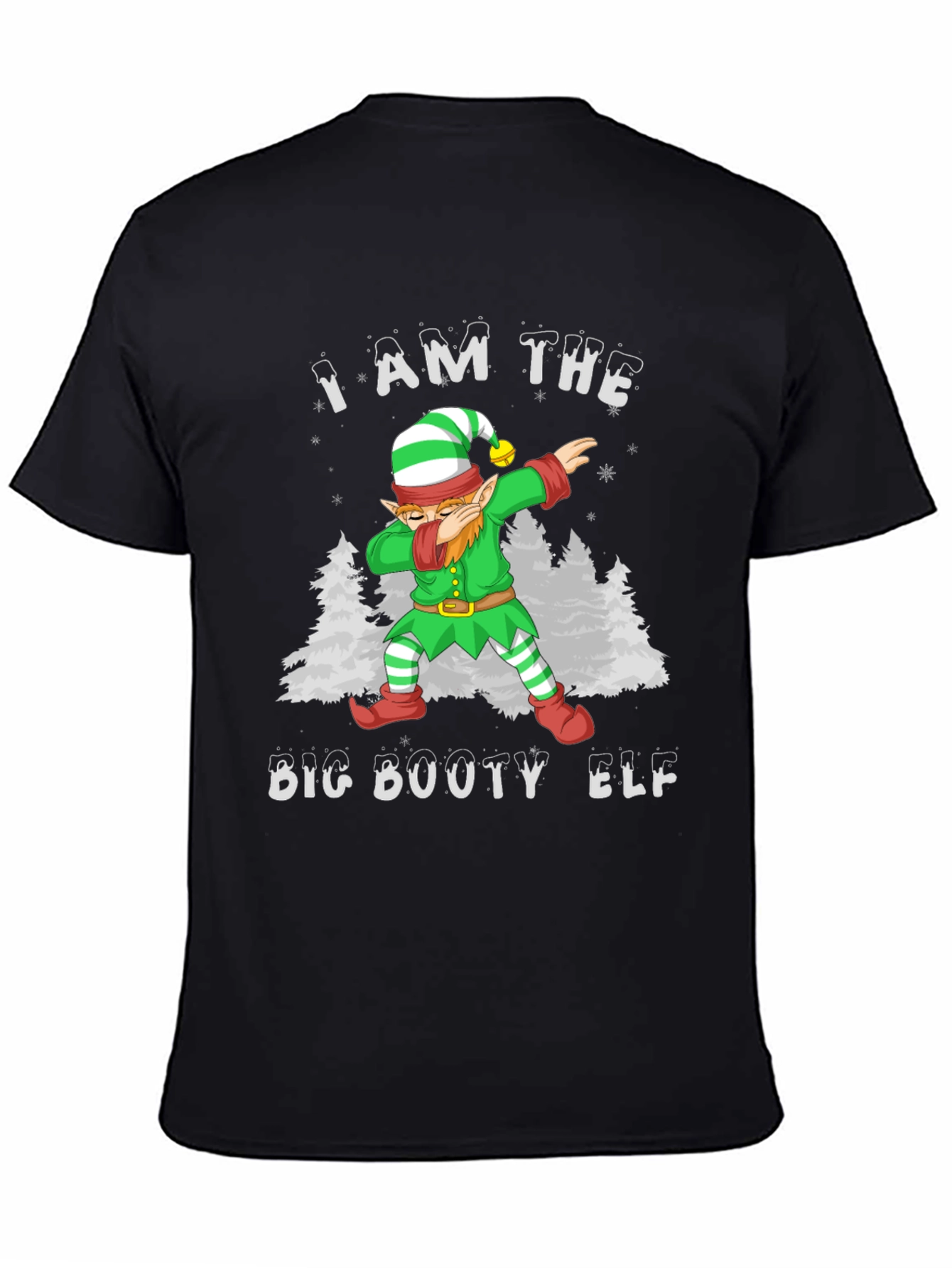 I Am The Big Booty Elf Dab Christmas T-Shirt