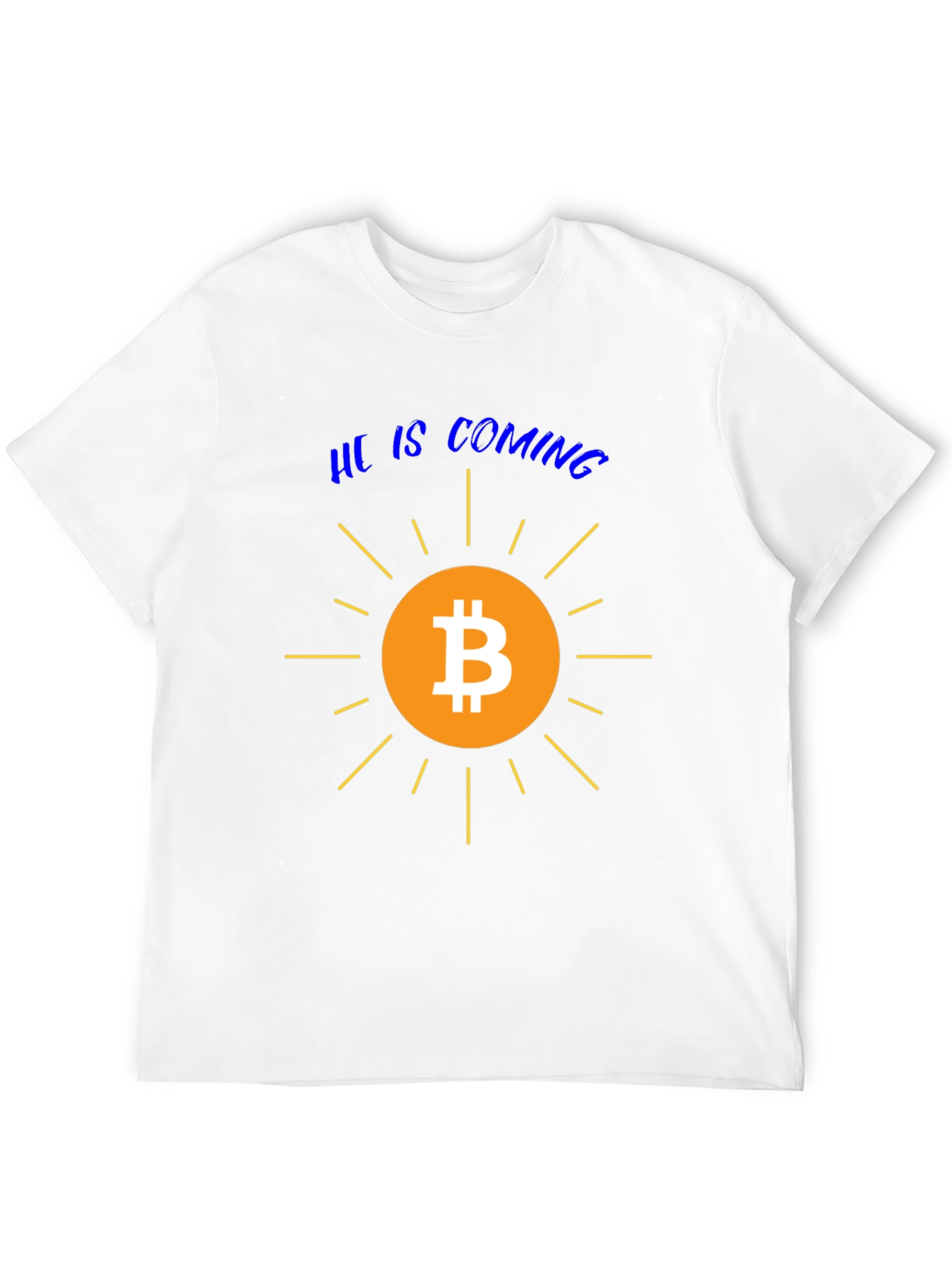 Bitcoin is Coming Graphic Tee - Crypto T-Shirt