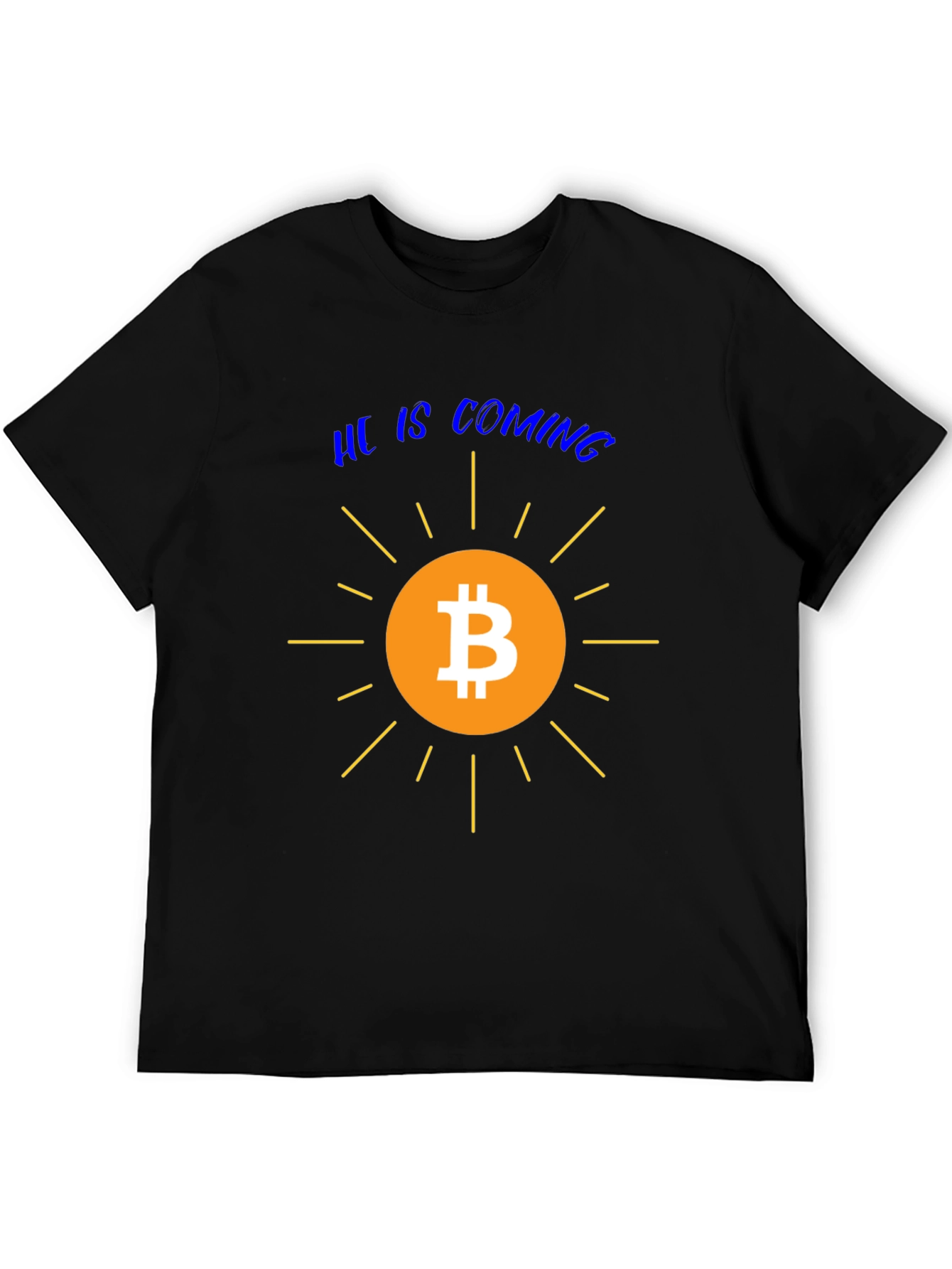 Bitcoin is Coming Graphic Tee - Crypto T-Shirt