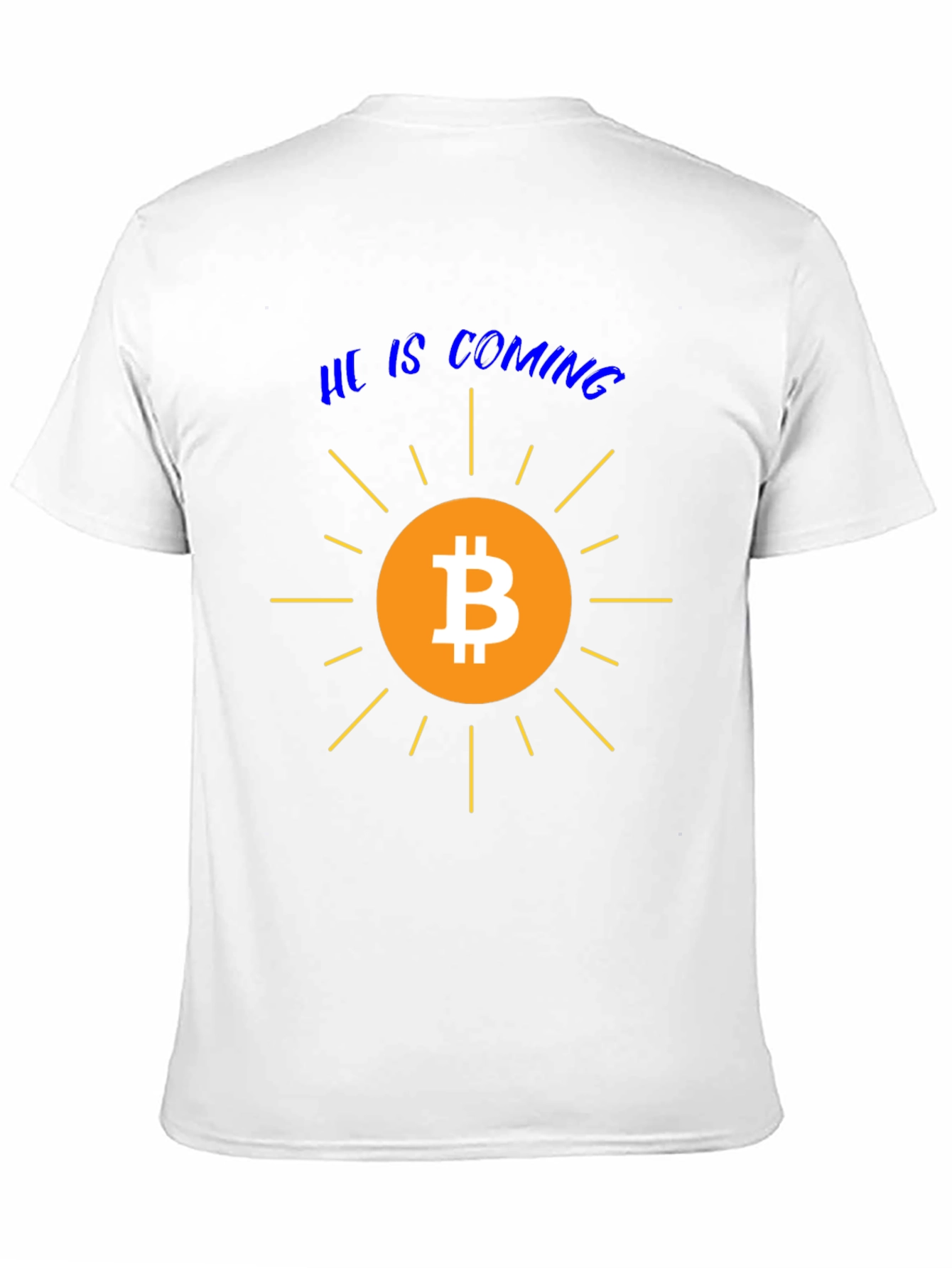 Bitcoin is Coming Graphic Tee - Crypto T-Shirt
