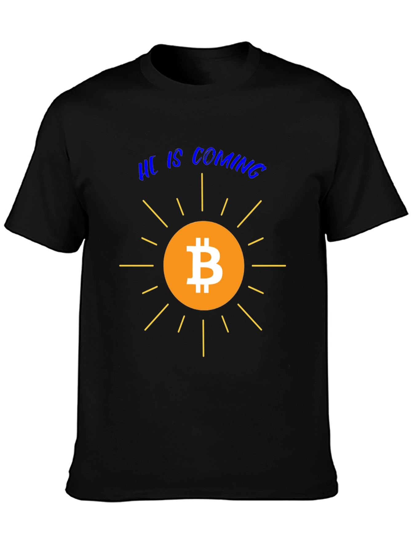 Bitcoin is Coming Graphic Tee - Crypto T-Shirt