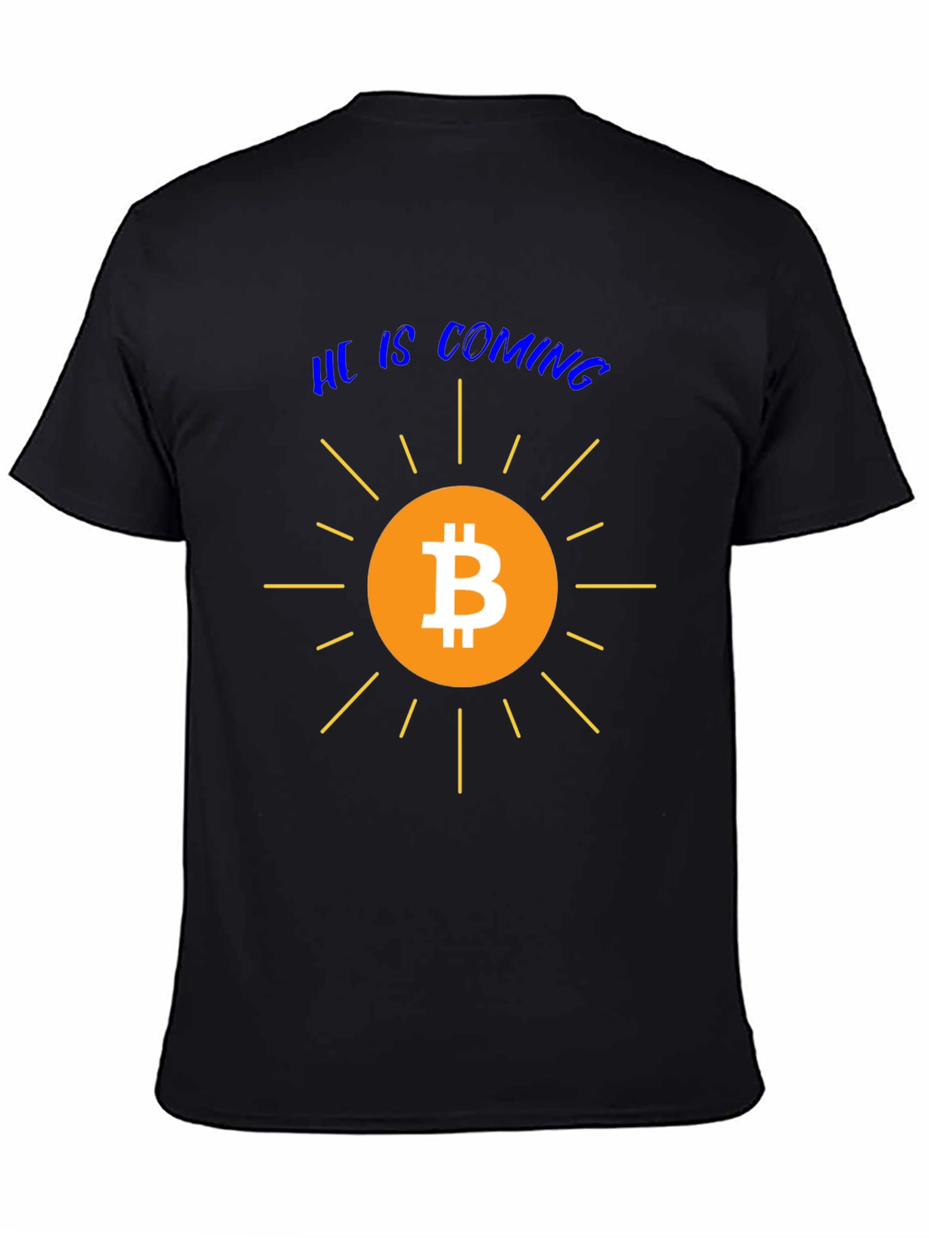 Bitcoin is Coming Graphic Tee - Crypto T-Shirt