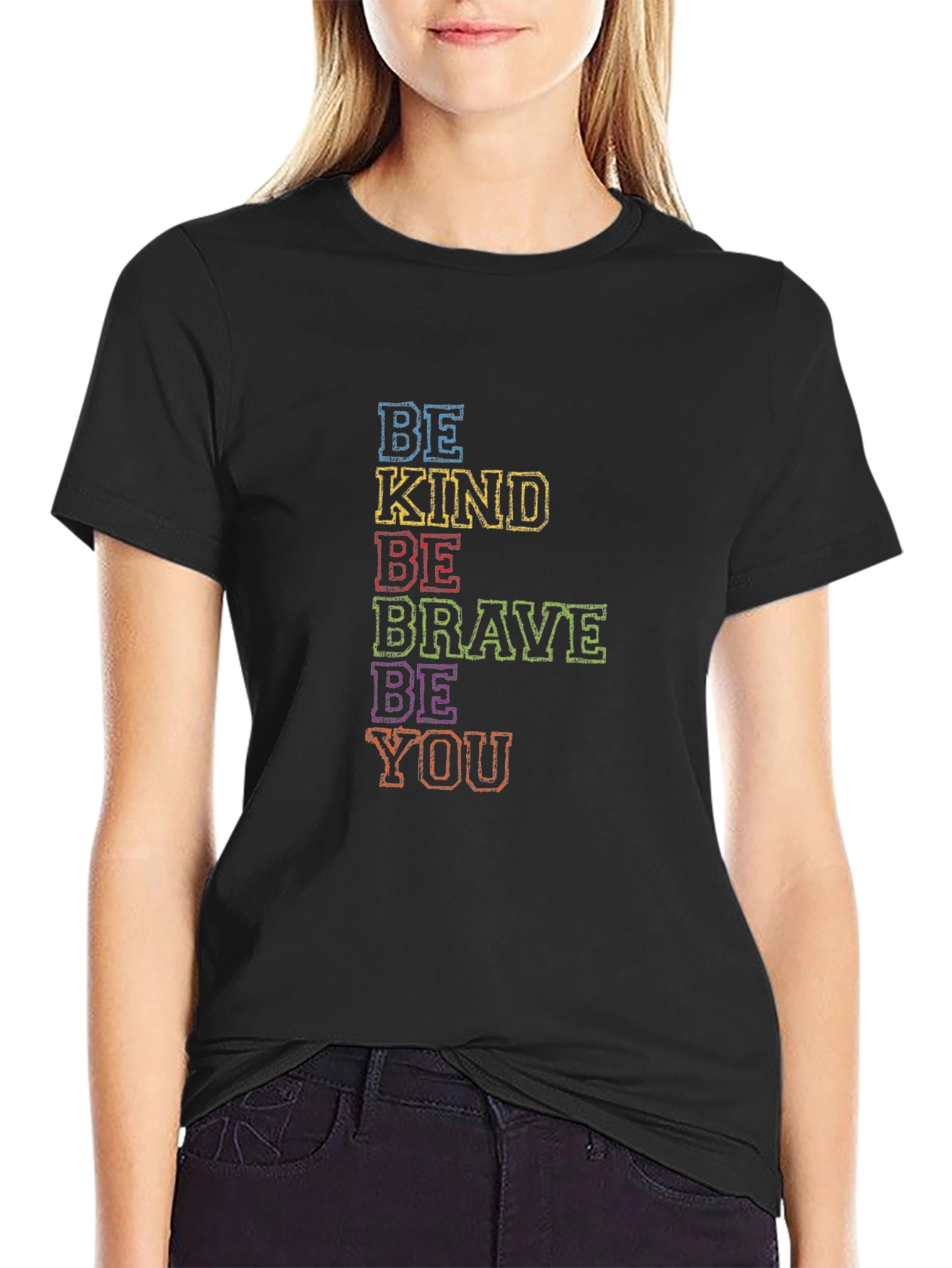 Be Kind Be Brave Be You Graphic Tee