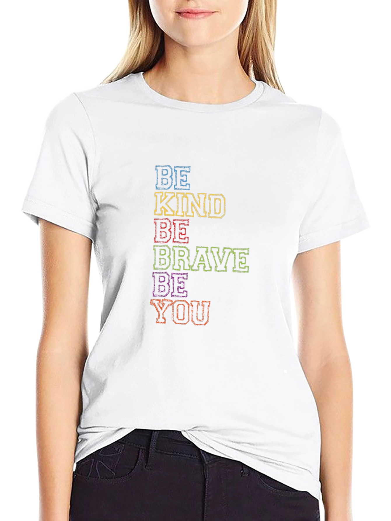 Be Kind Be Brave Be You Graphic Tee