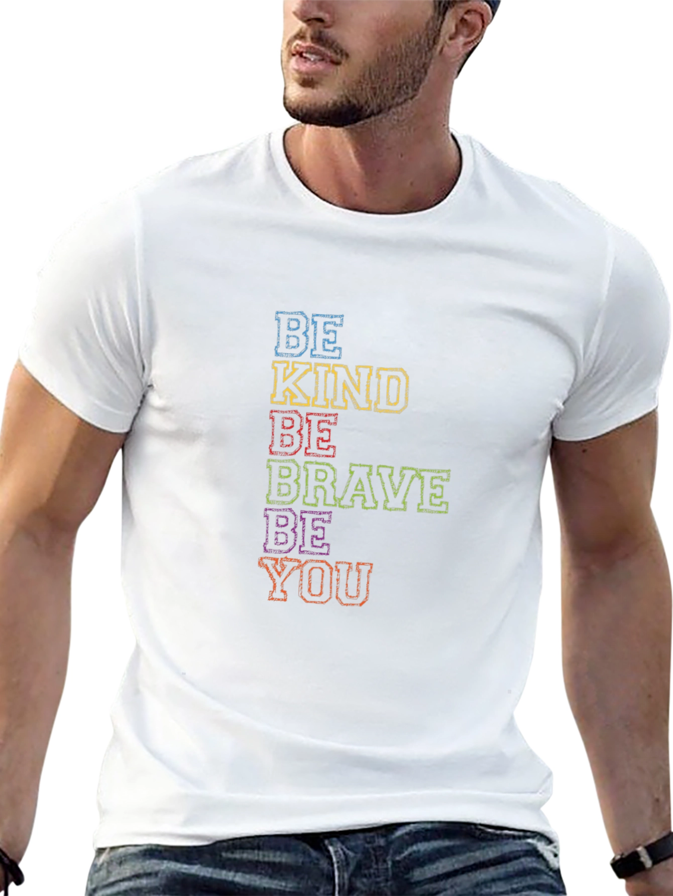 Be Kind Be Brave Be You Graphic Tee