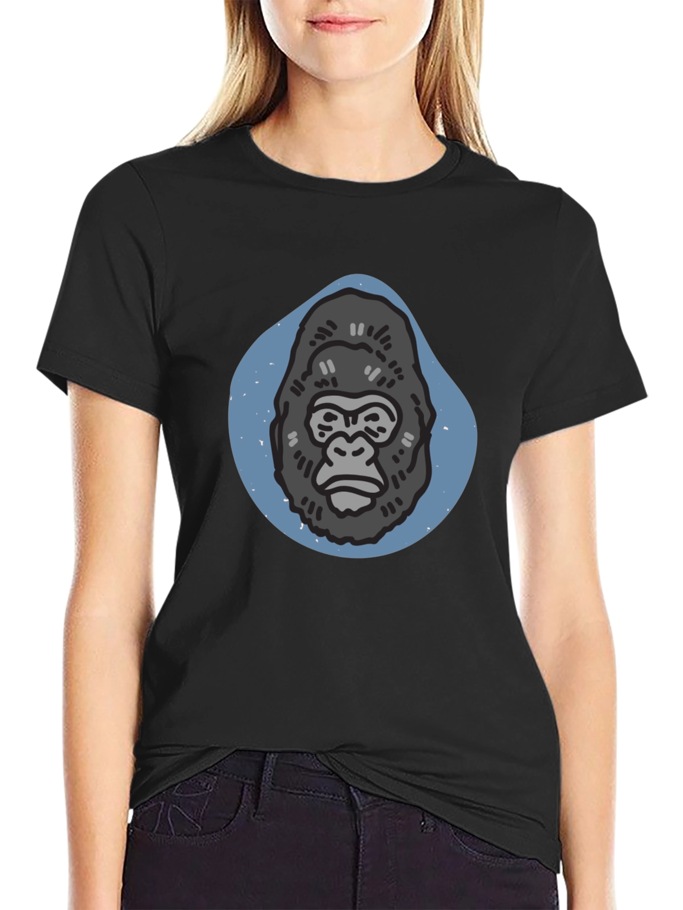 Gorilla Graphic Tee - Mens Black T-Shirt