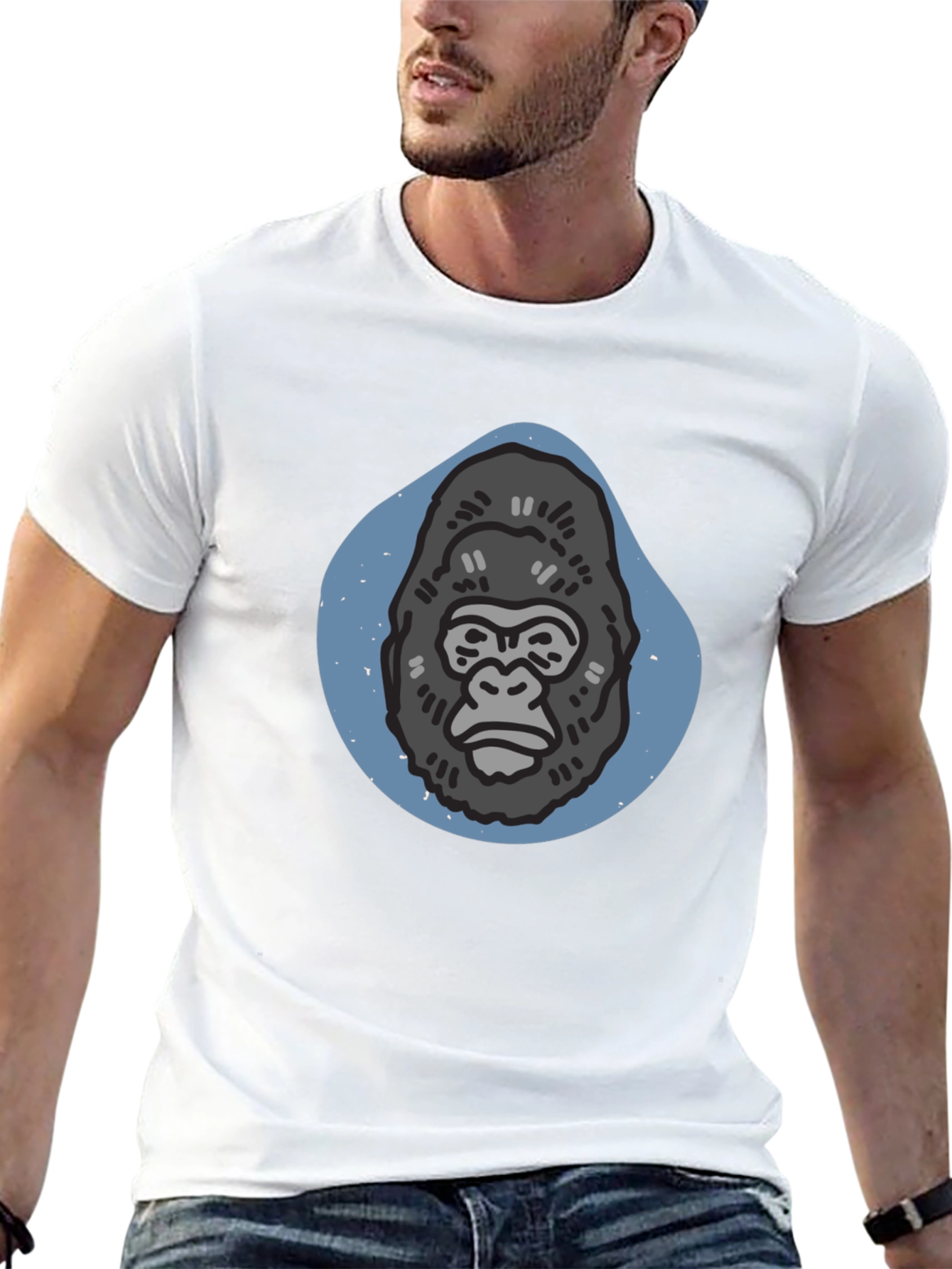 Gorilla Graphic Tee - Mens Black T-Shirt