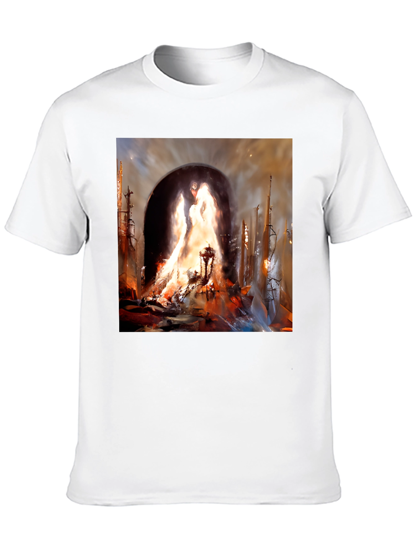 Inferno Portal Black Graphic Tee