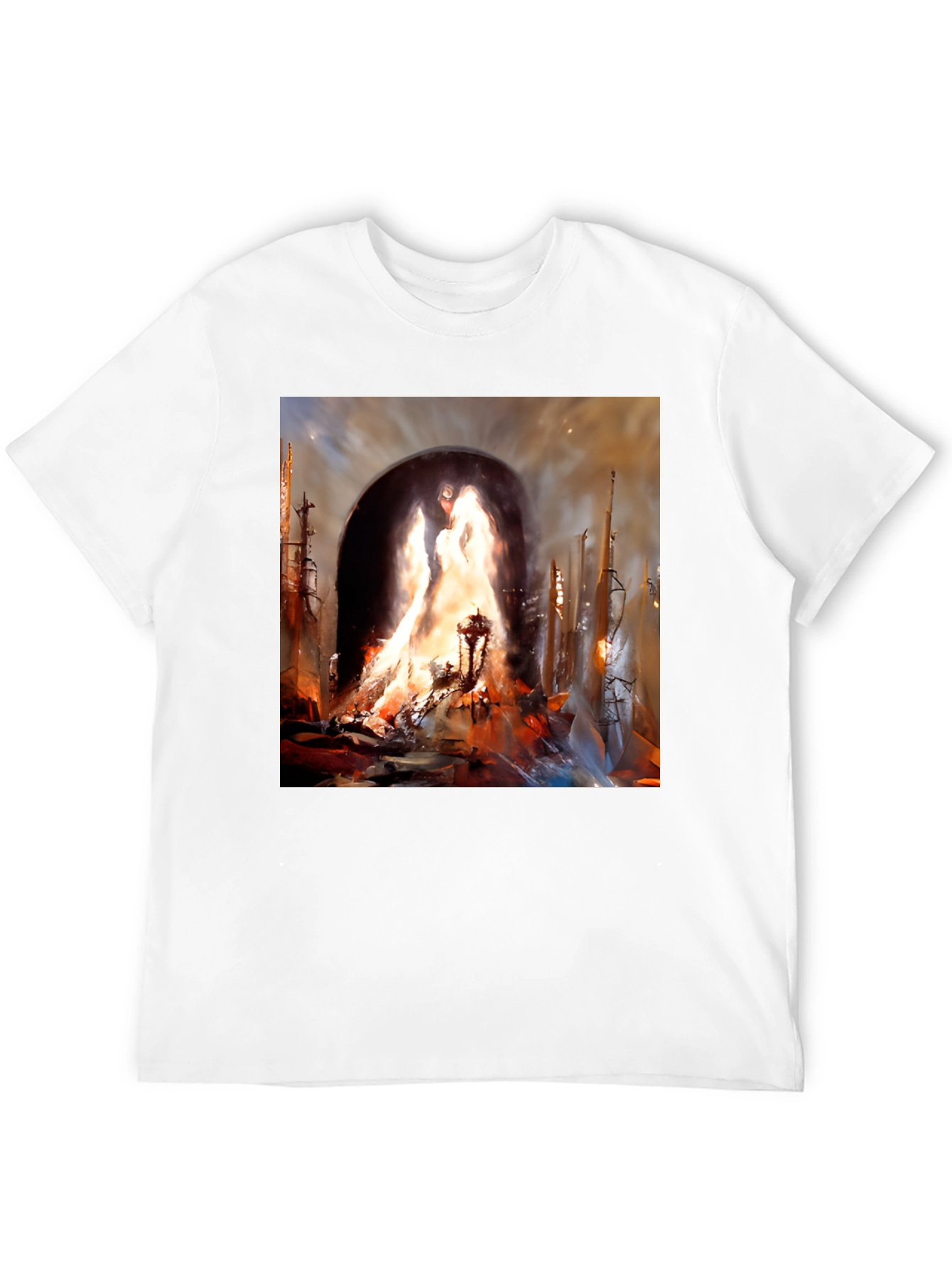 Inferno Portal Black Graphic Tee