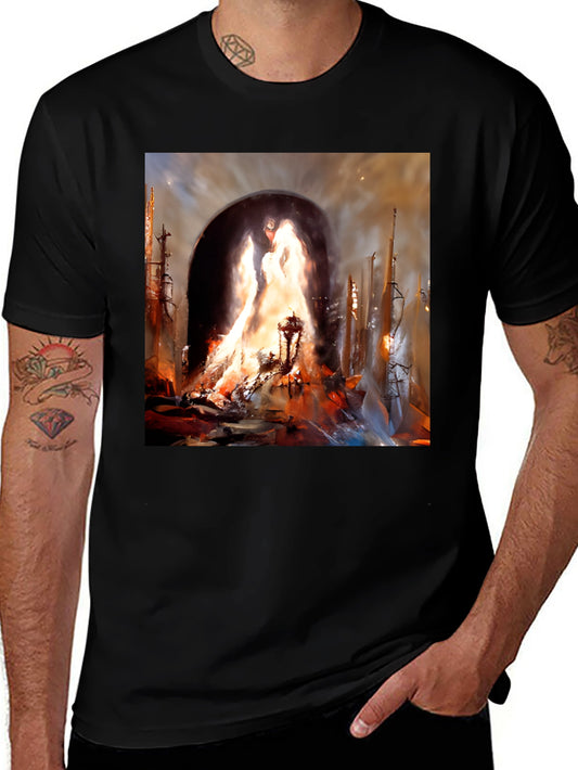 Inferno Portal Black Graphic Tee
