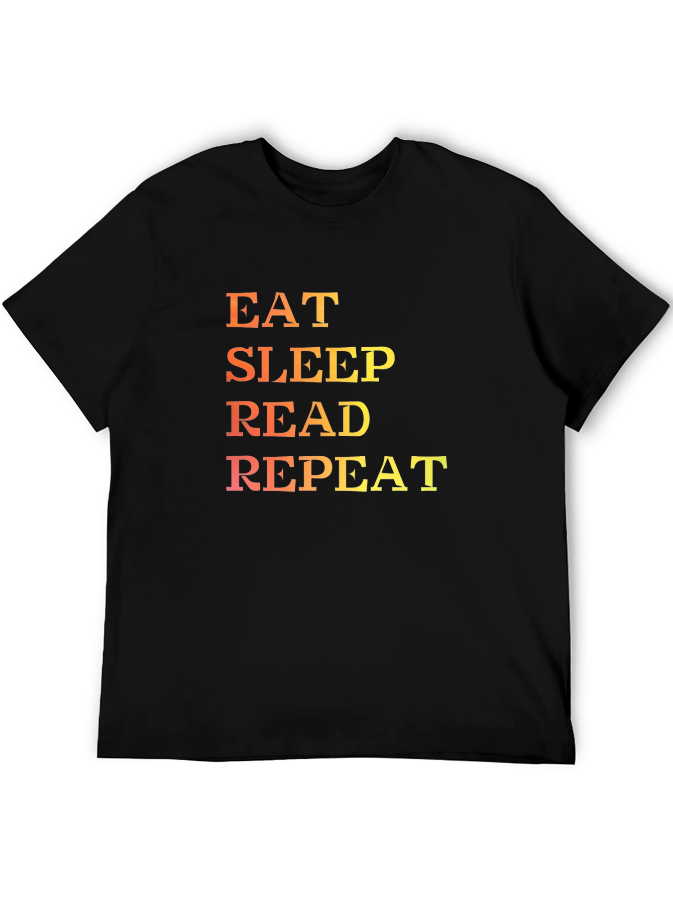 Eat Sleep Read Repeat Graphic T-Shirt