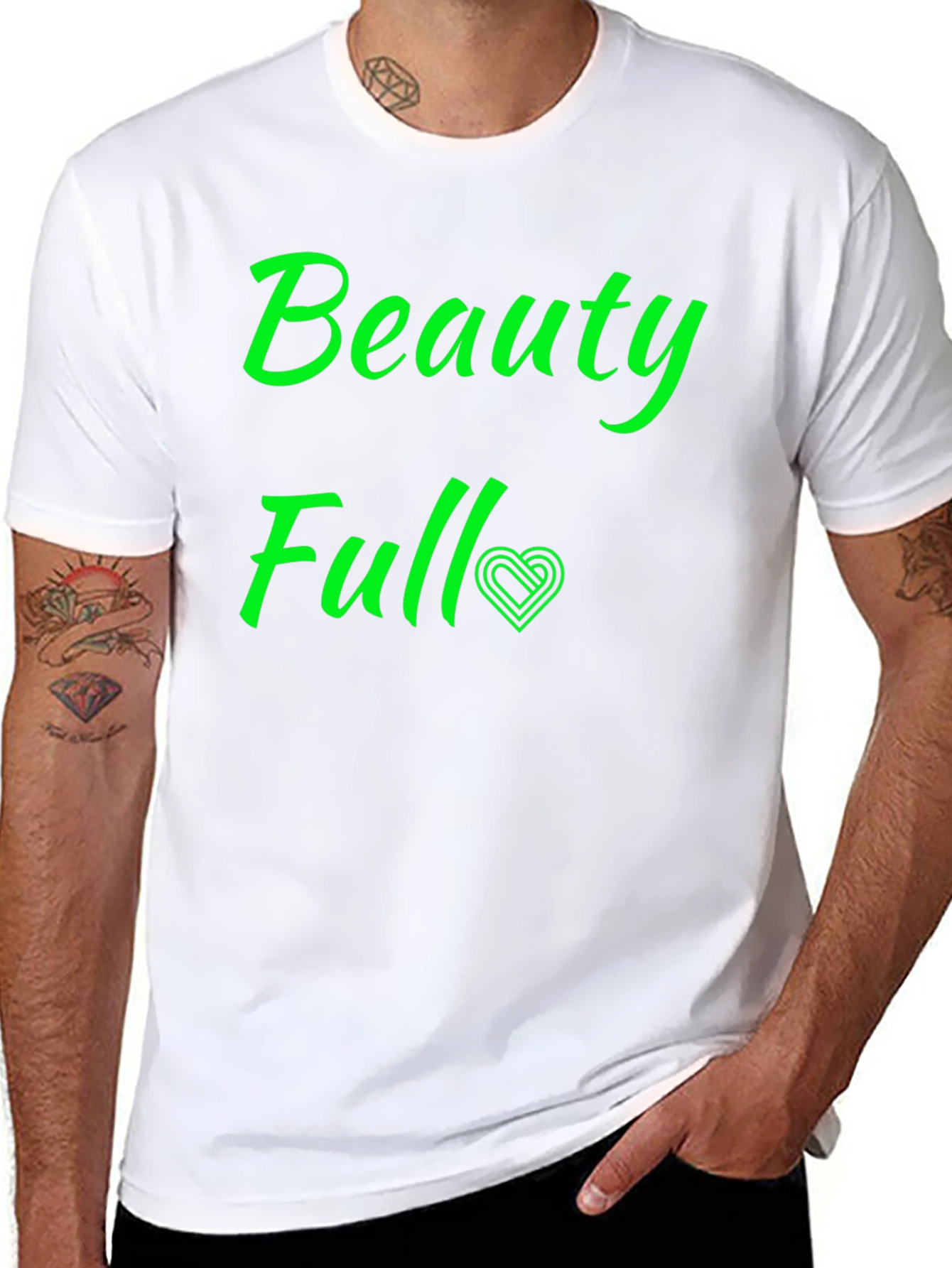 BeautyFull Heart Graphic T-Shirt