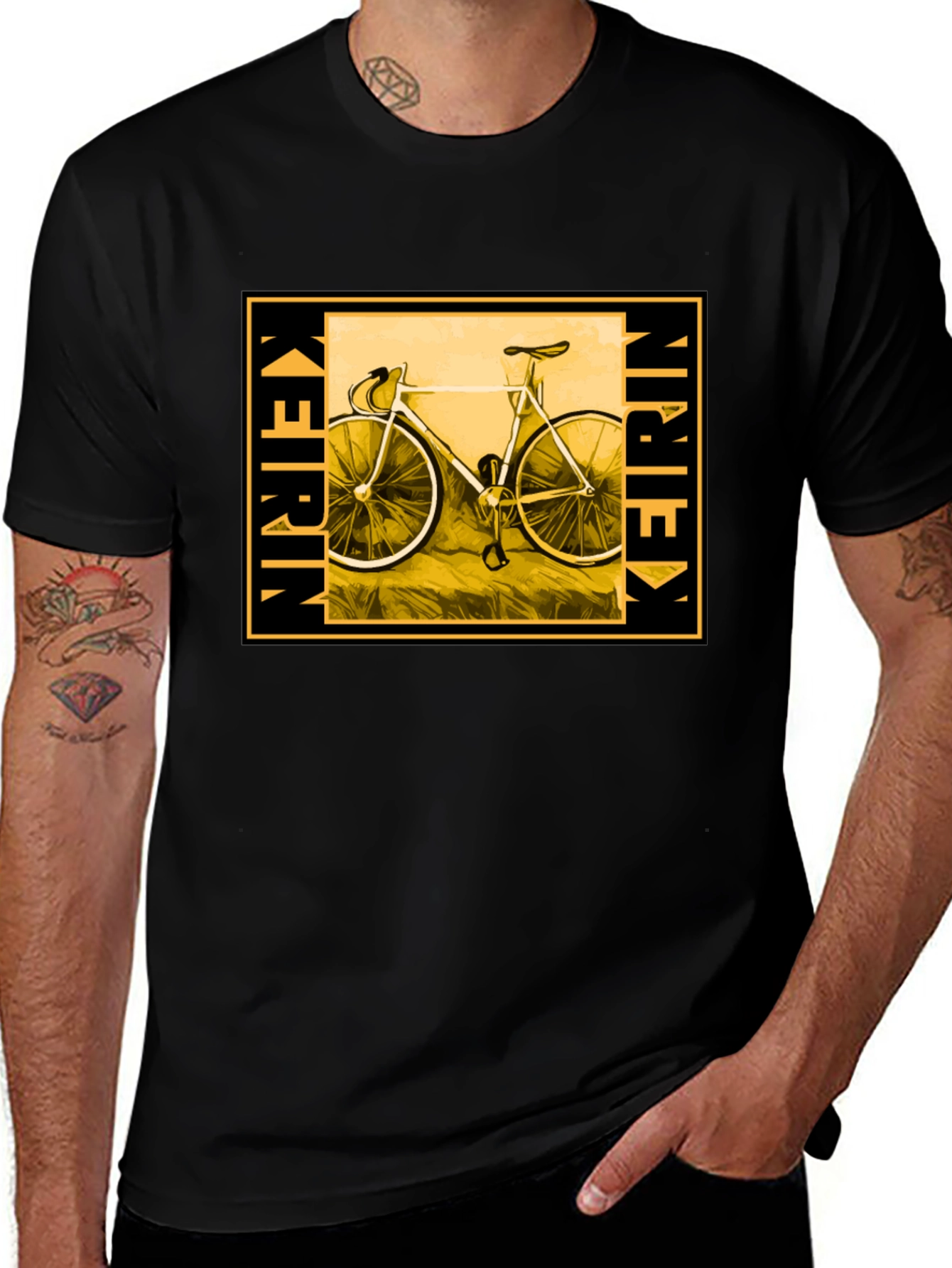 Keirin Bicycle Graphic T-Shirt
