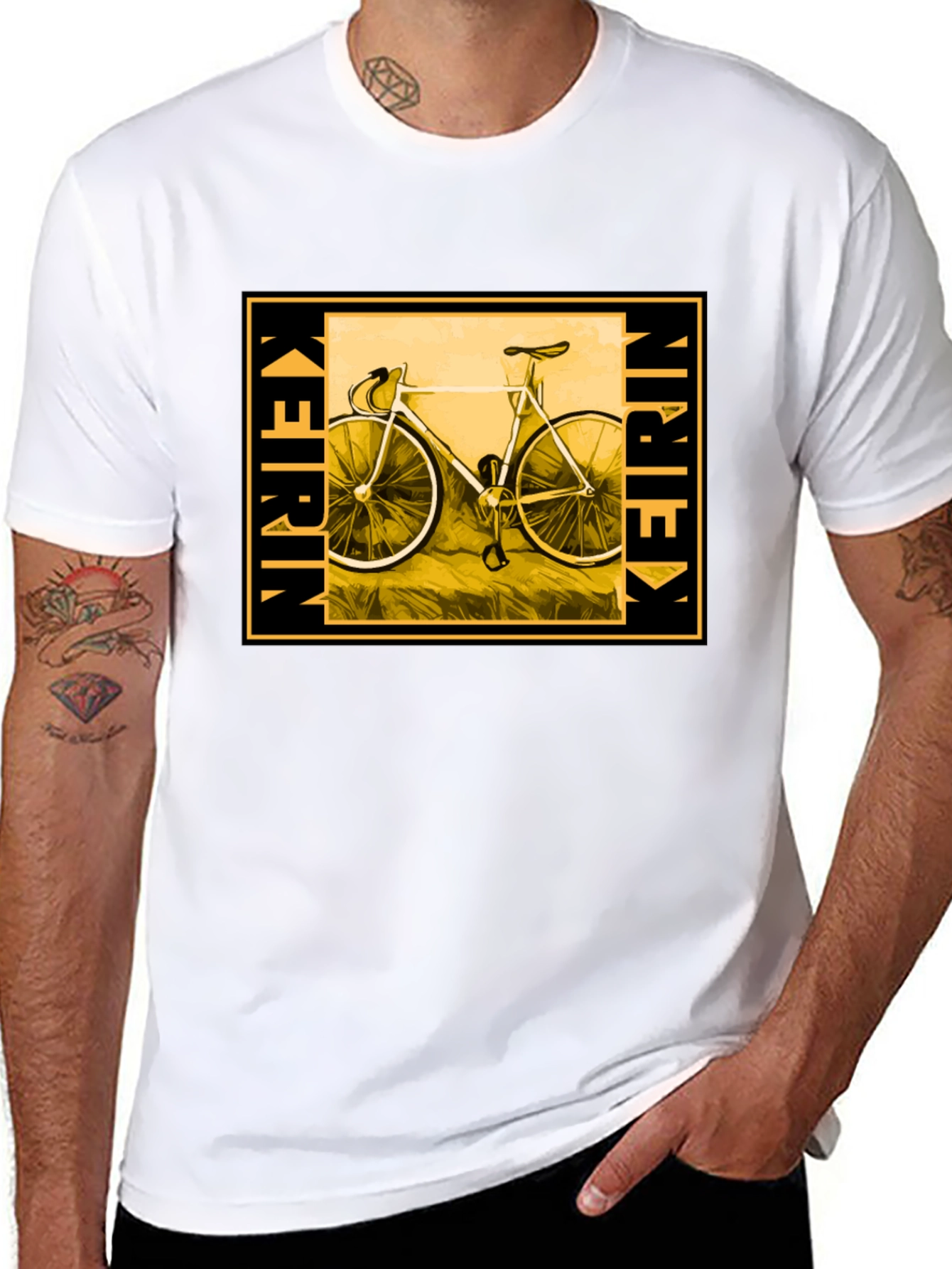 Keirin Bicycle Graphic T-Shirt
