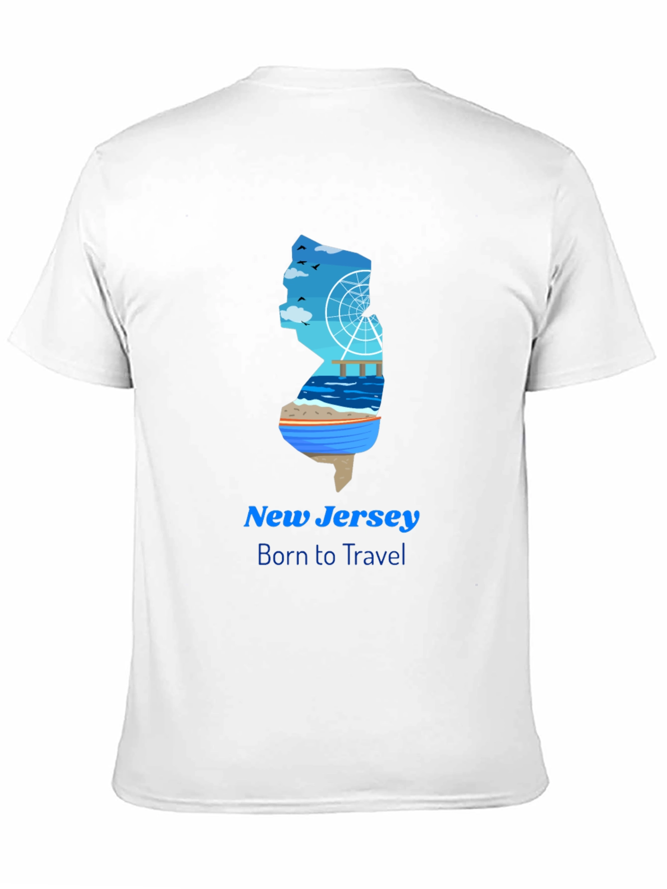 New Jersey Travel Graphic T-Shirt