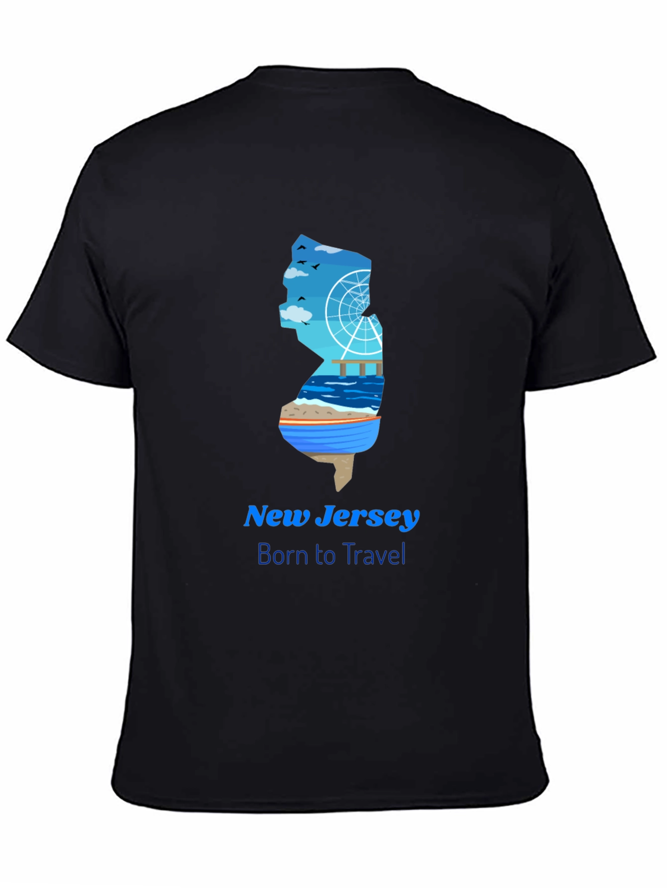 New Jersey Travel Graphic T-Shirt