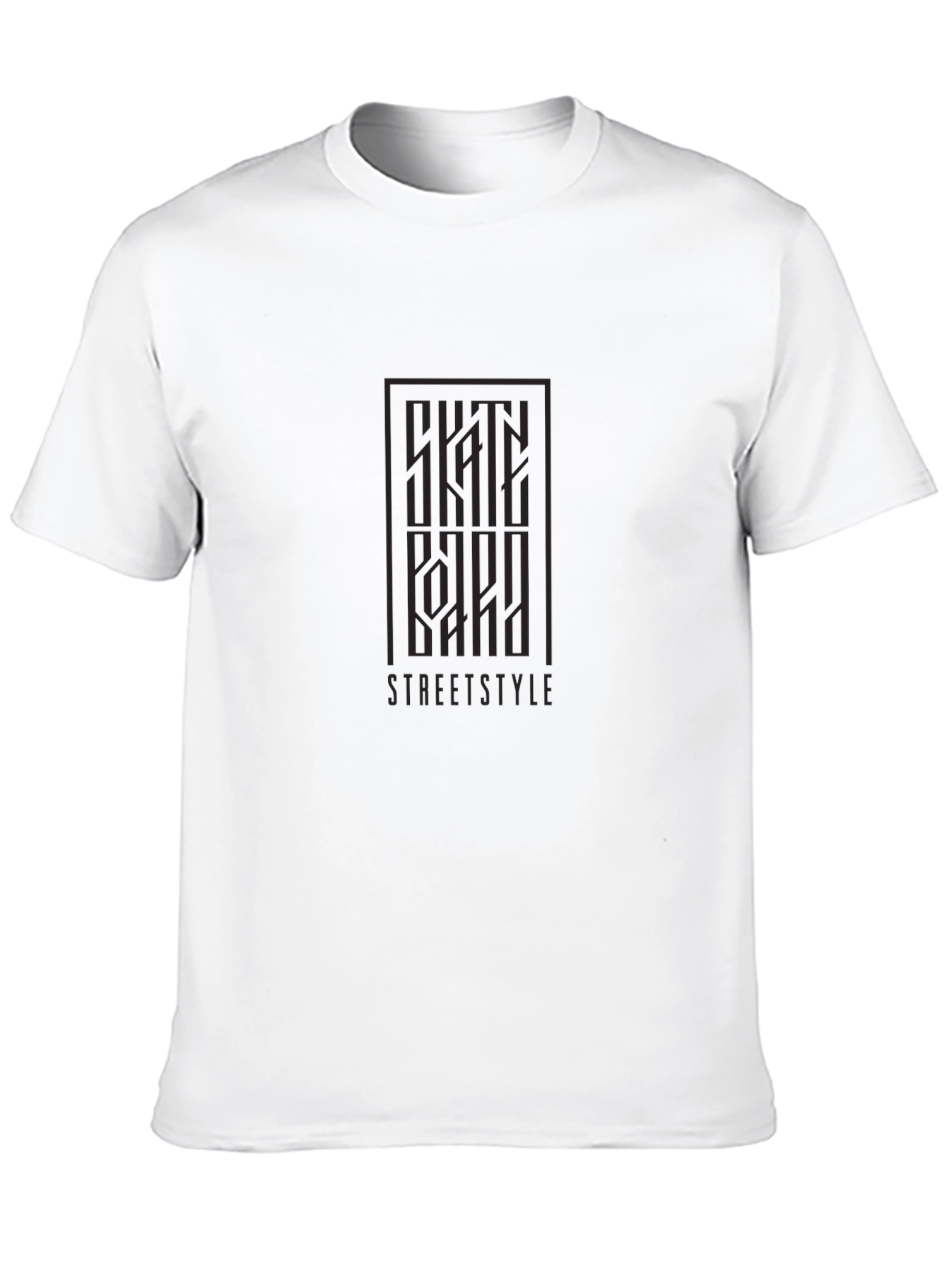Streetstyle Graphic Tee - Modern Black T-Shirt