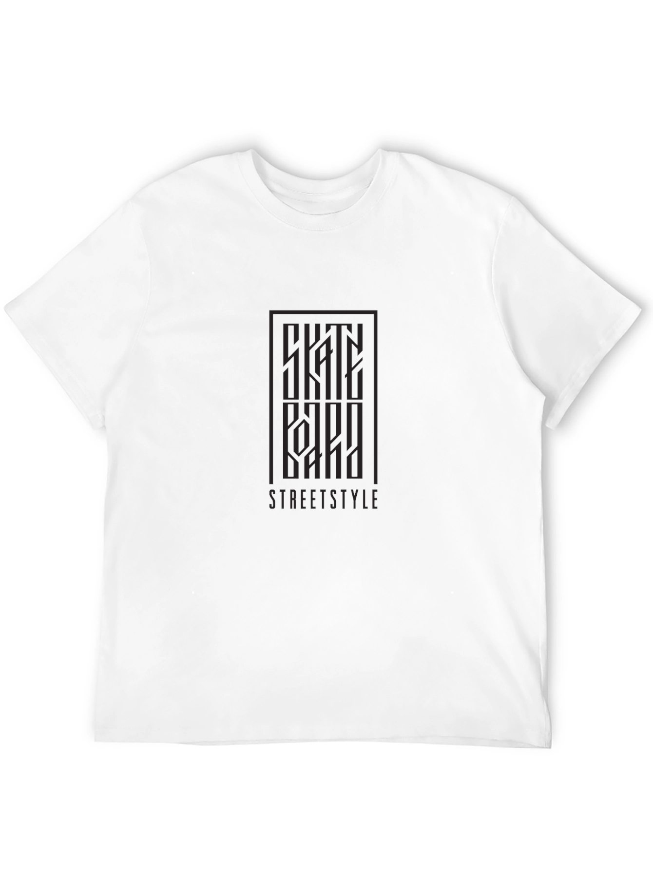 Streetstyle Graphic Tee - Modern Black T-Shirt