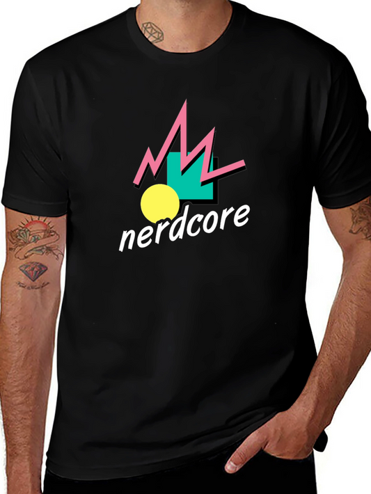 Nerdcore Graphic Tee - Retro 90s Style