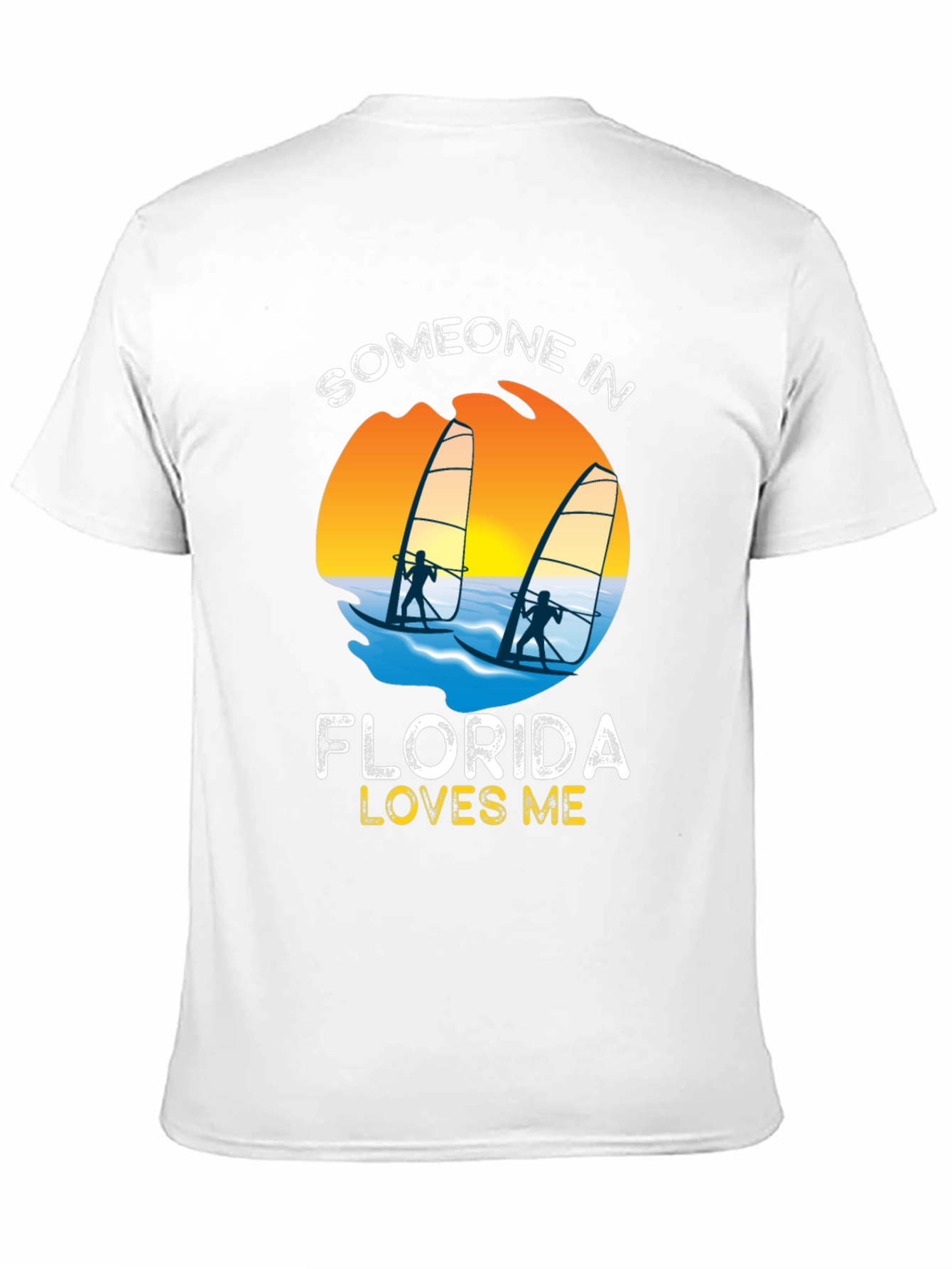 Someone in Florida Loves Me Black T-Shirt
