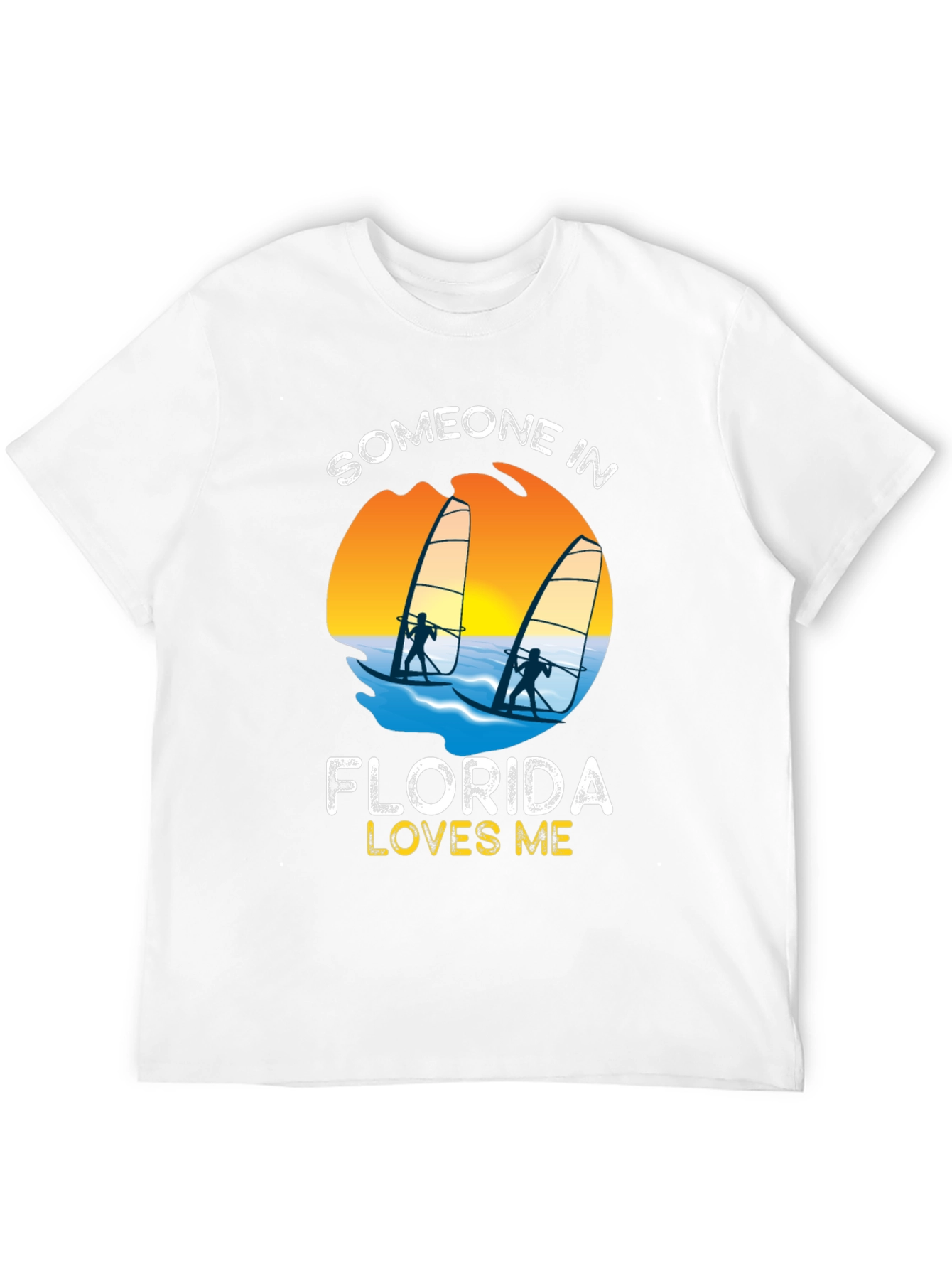Someone in Florida Loves Me Black T-Shirt