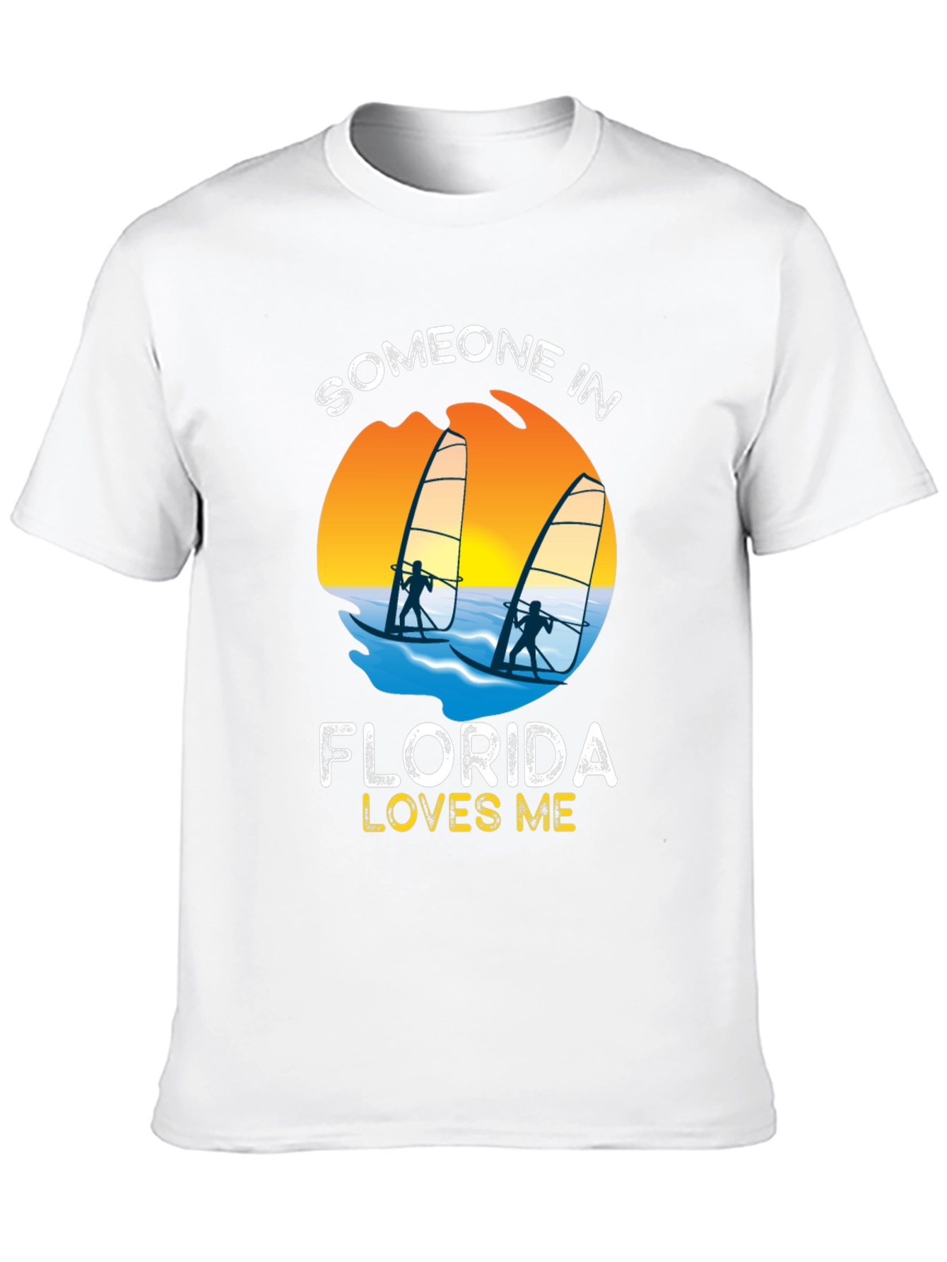 Someone in Florida Loves Me Black T-Shirt