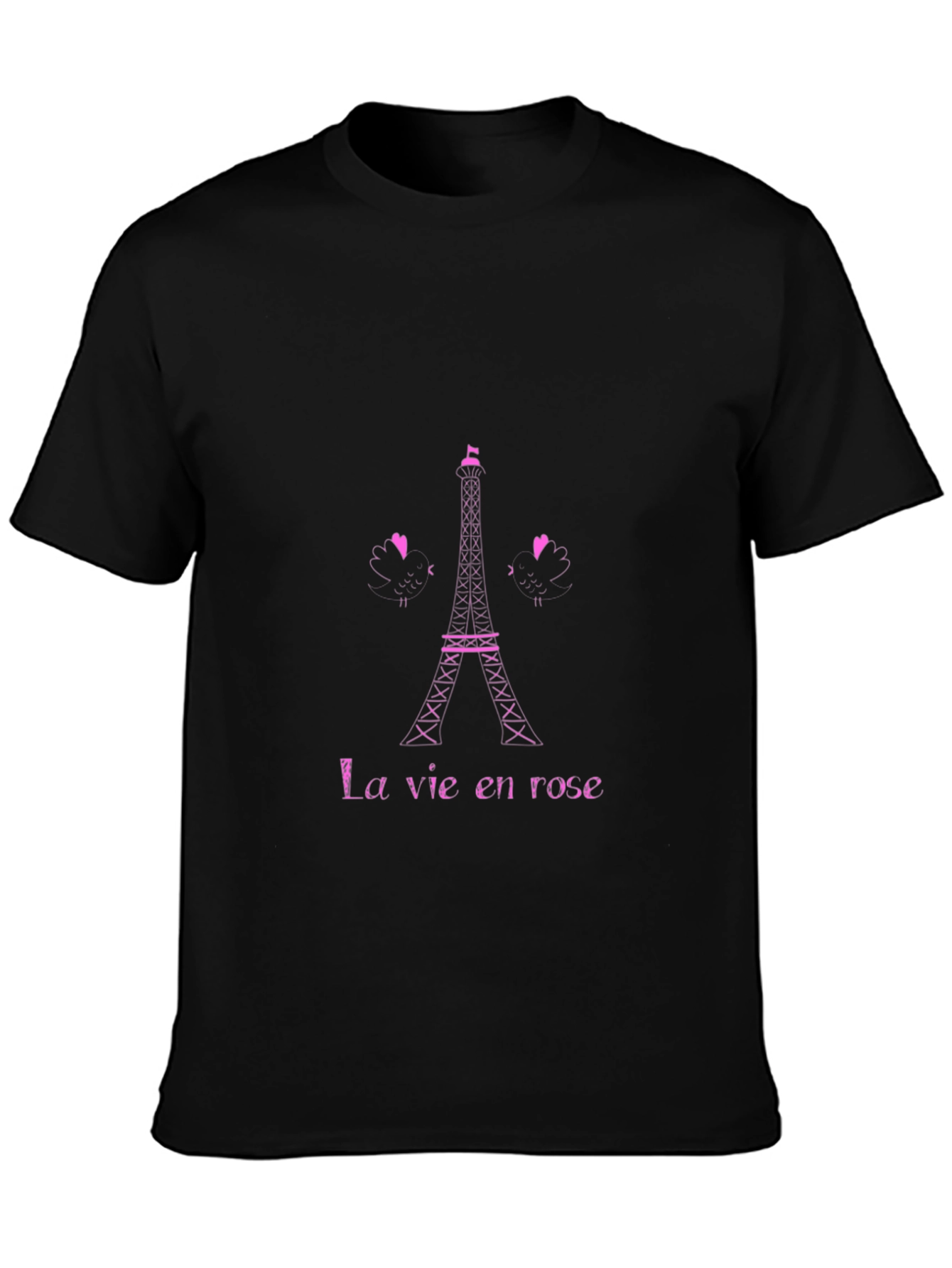 La Vie en Rose Eiffel Tower Graphic Tee