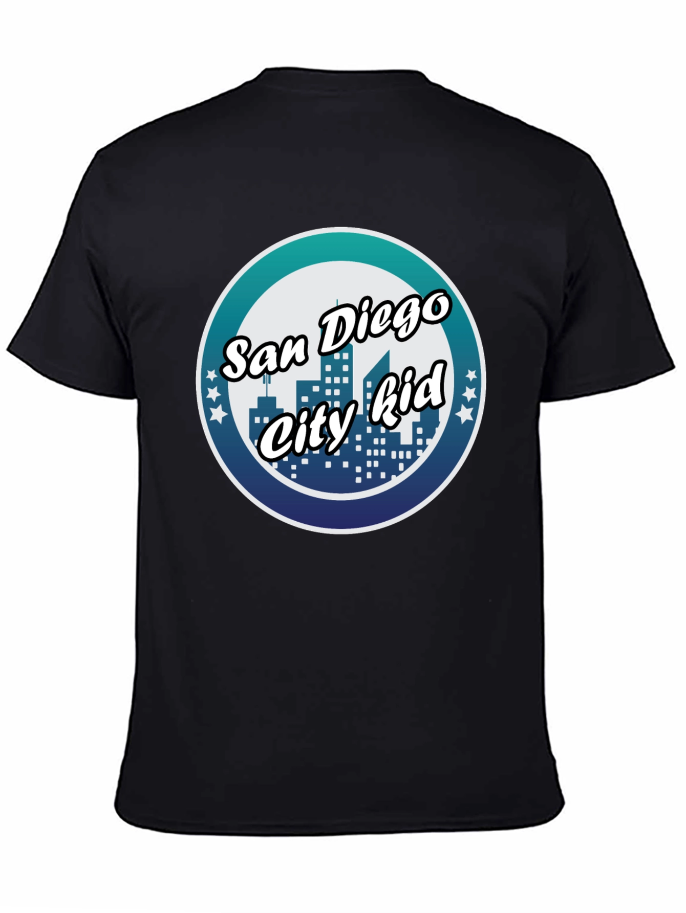 San Diego City Kid Black T-Shirt