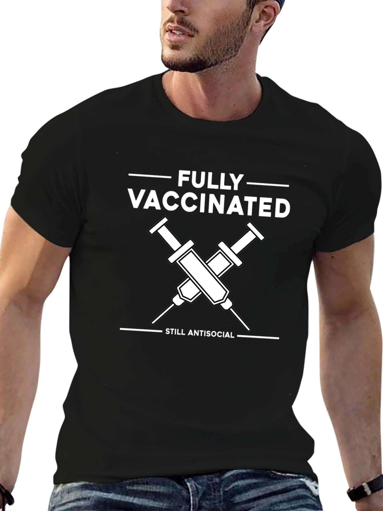 Fully Vaccinated Still Antisocial T-Shirt
