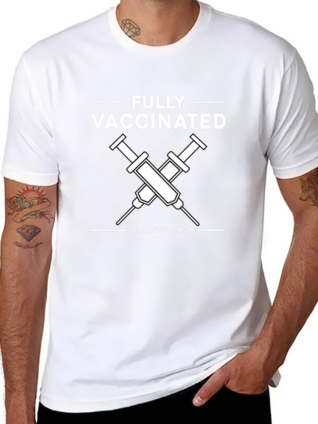 Fully Vaccinated Still Antisocial T-Shirt