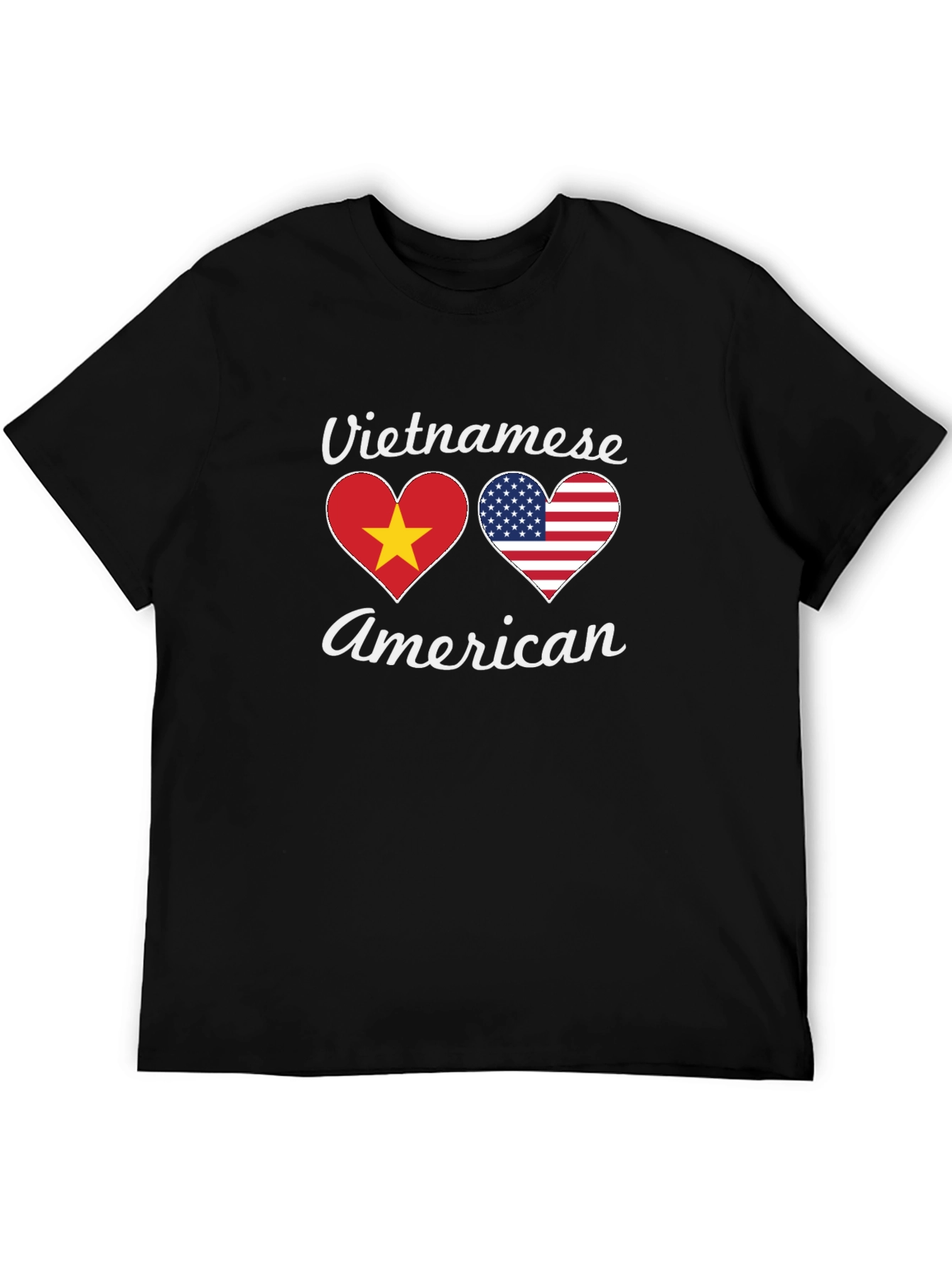 Vietnamese American Flag Heart T-Shirt