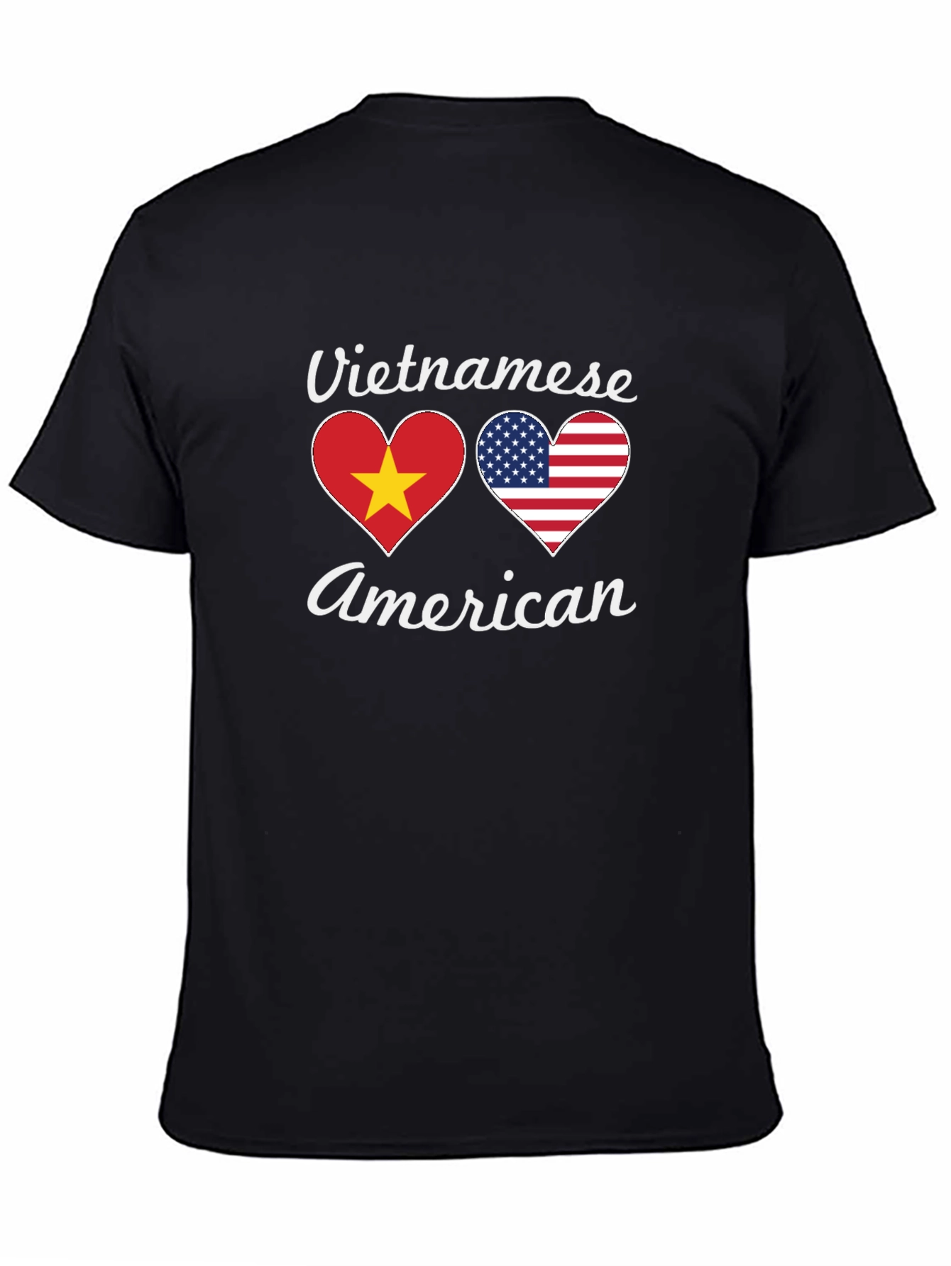 Vietnamese American Flag Heart T-Shirt