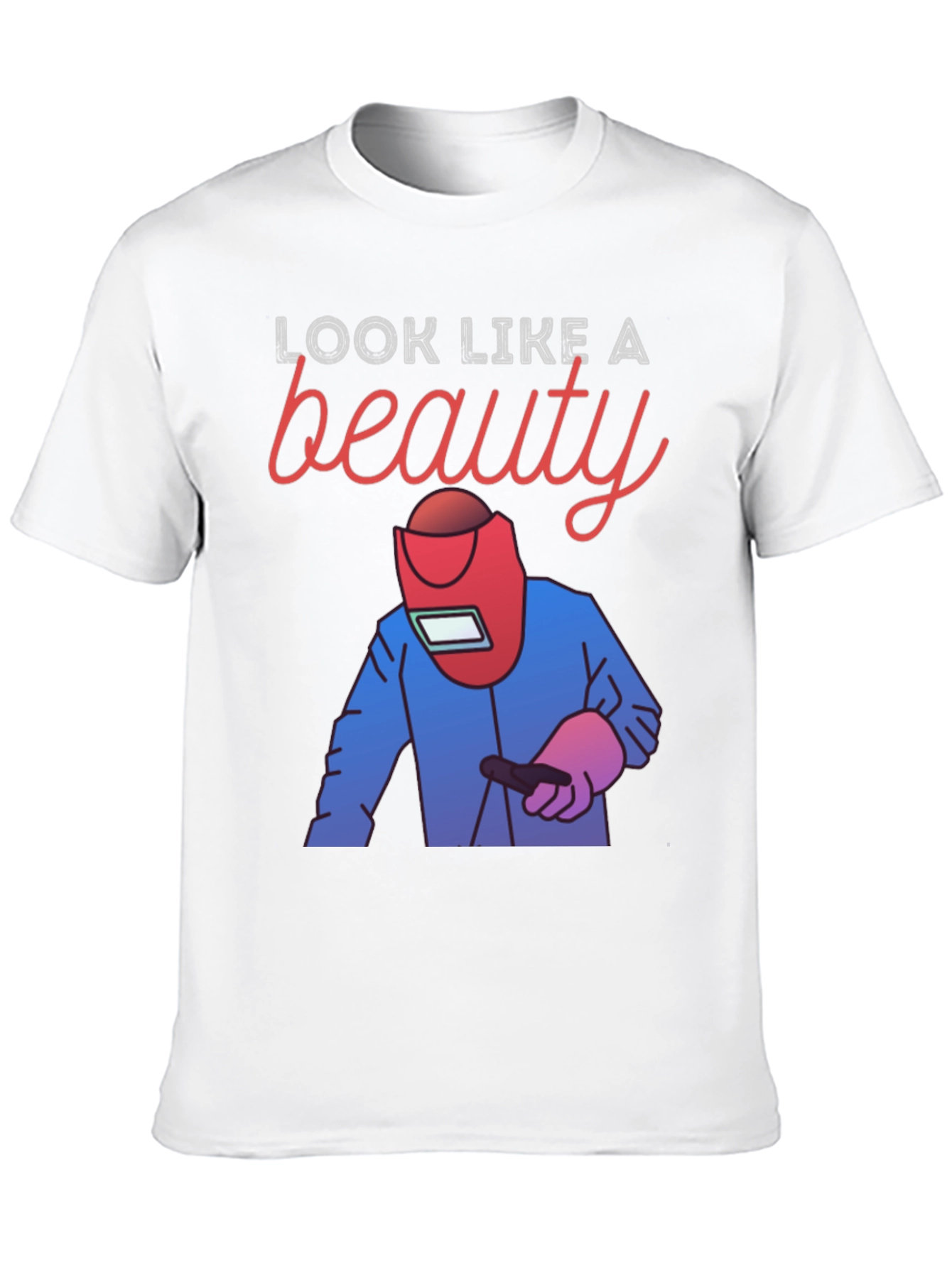 Welder Beauty Graphic Tee - Black Cotton T-Shirt