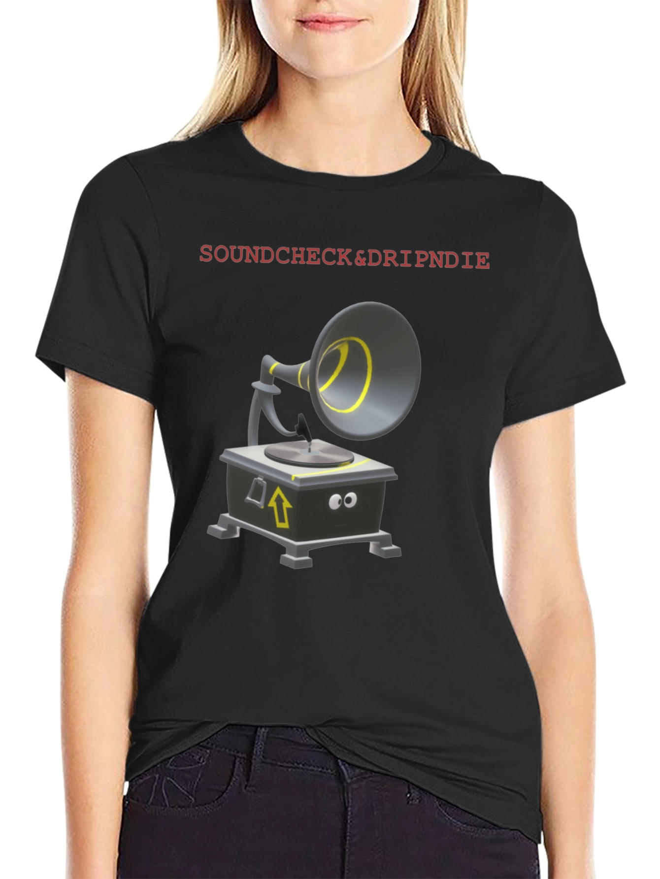 Soundcheck & Dripndie Black T-Shirt