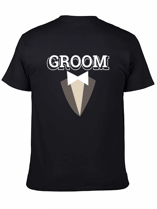 Groom Tuxedo Graphic T-Shirt - Wedding Party