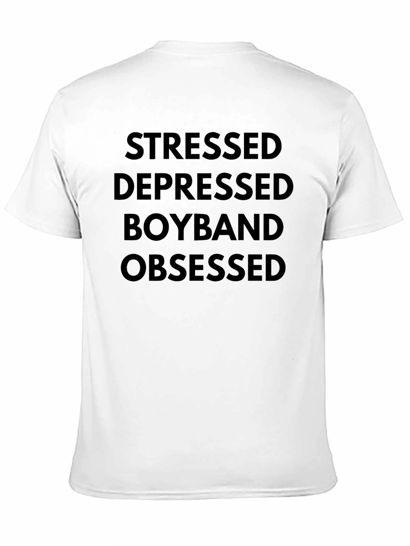 Stressed Depressed Boyband Obsessed Graphic Tee