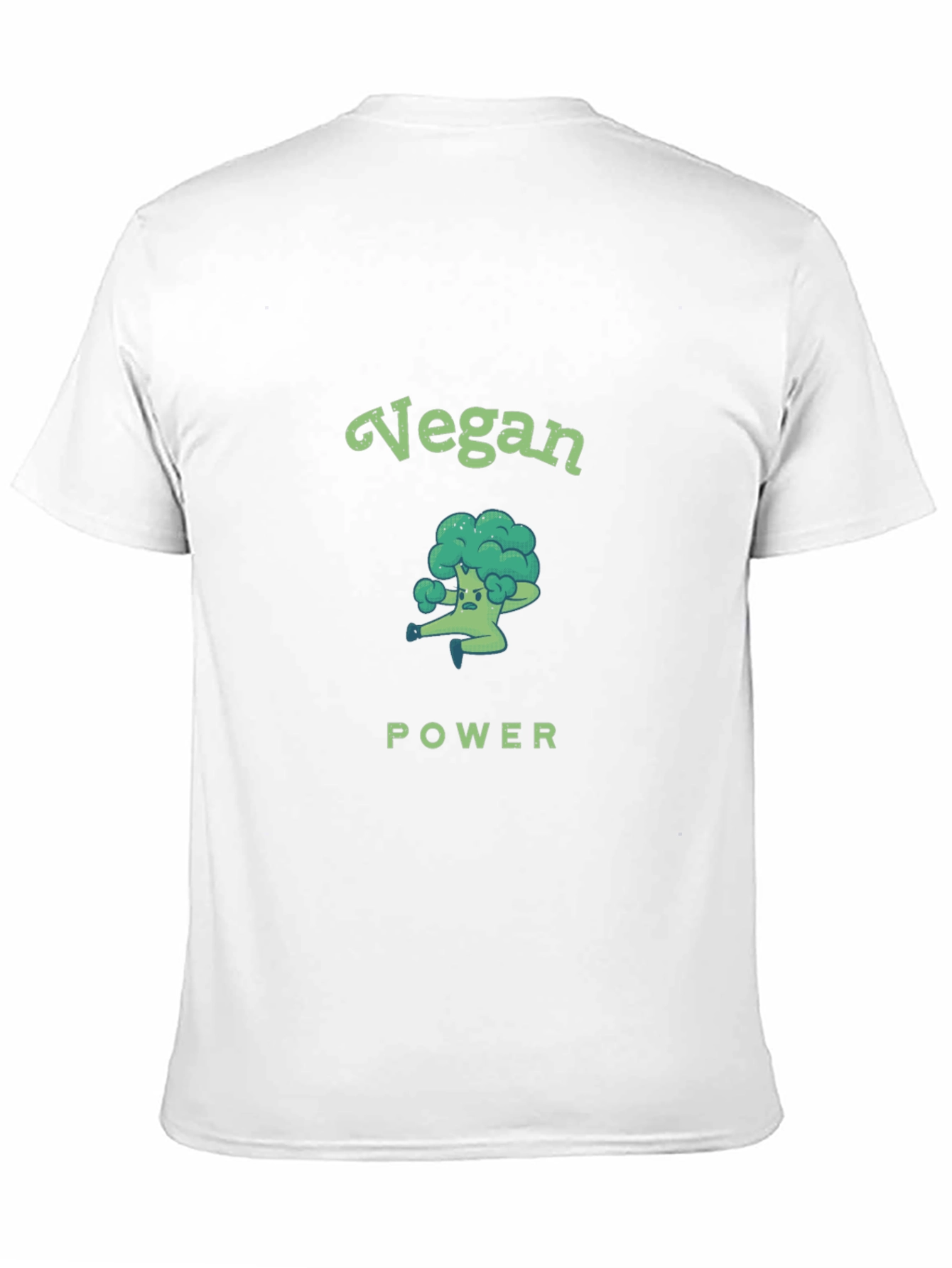 Vegan Power Broccoli Graphic T-Shirt