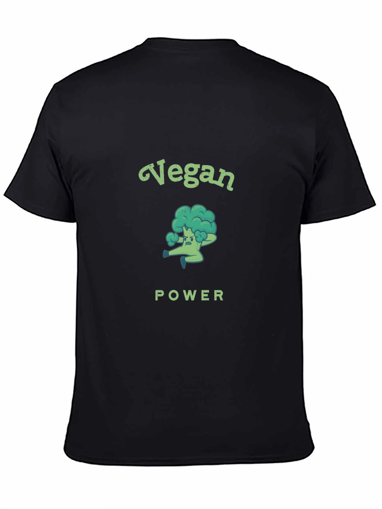 Vegan Power Broccoli Graphic T-Shirt
