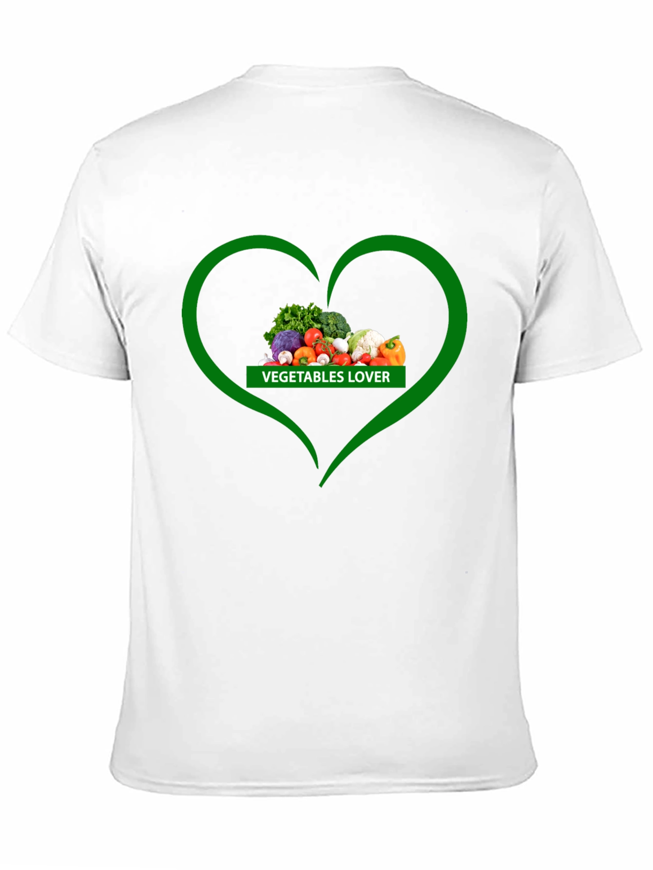 Vegetables Lover Heart T-Shirt - Healthy Eating Tee